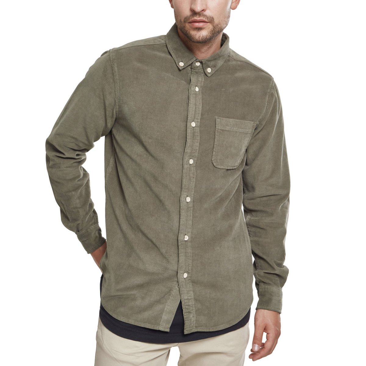 Urban Classics - Corduroy Kord Hemd