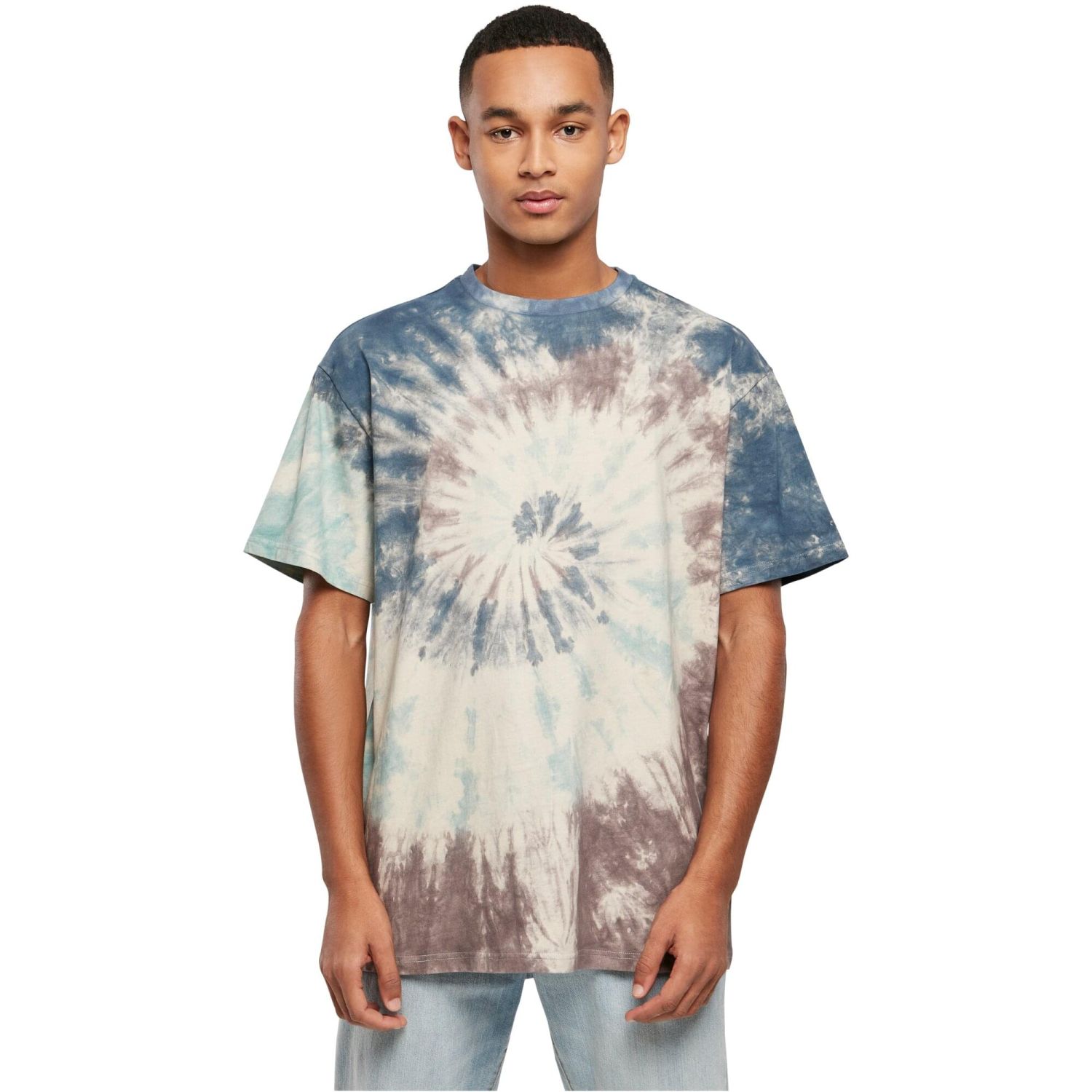 Urban Classics - Oversize Tie Dye Shirt offwhite