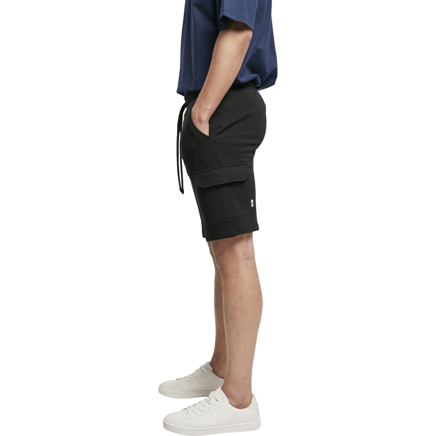 Urban Classics - Organic Cotton Cargo Sweatshorts black