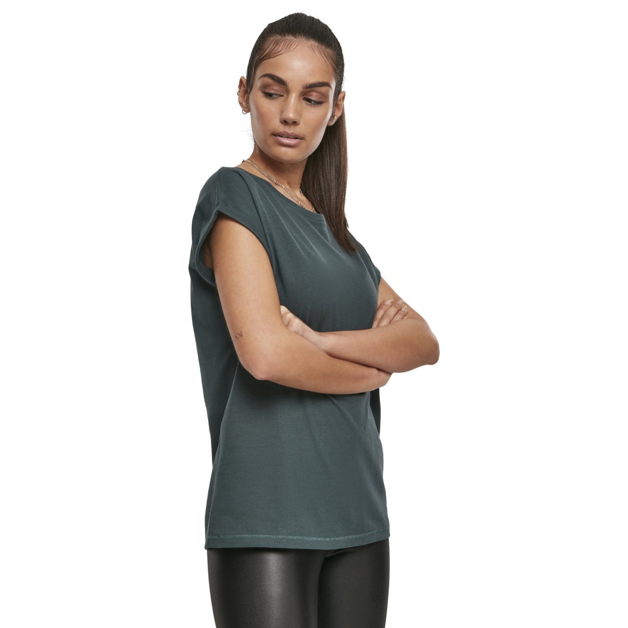 Urban Classics Ladies - EXTENDED SHOULDER Loose Shirt Top