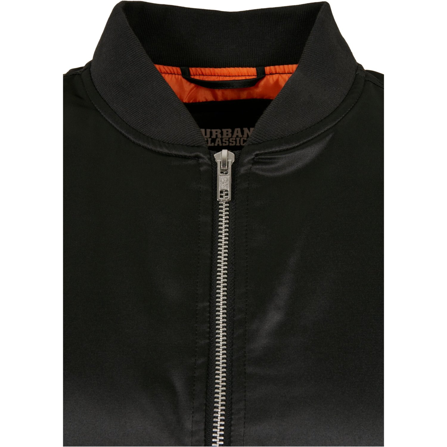 Urban Classics Ladies - SATIN BOMBER Oversized Veste noir