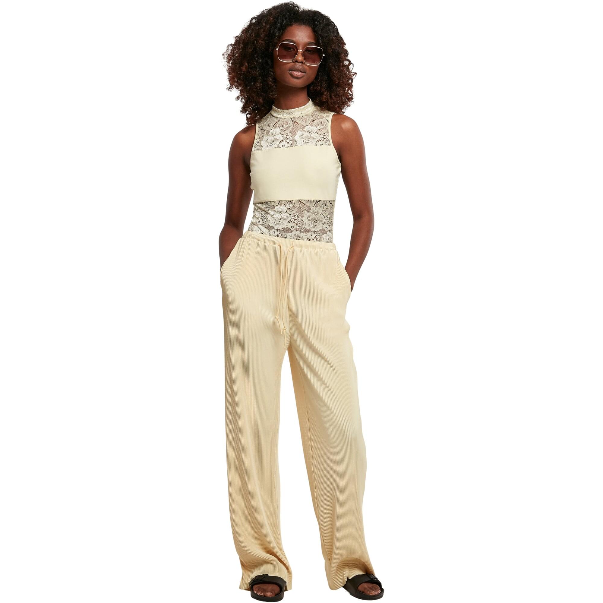 Urban Classics Ladies - Stretch Laces Body soft jaune