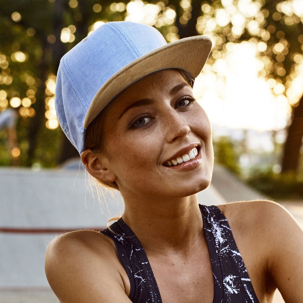 Flexfit CHAMBRAY SUEDE Snapback Cap