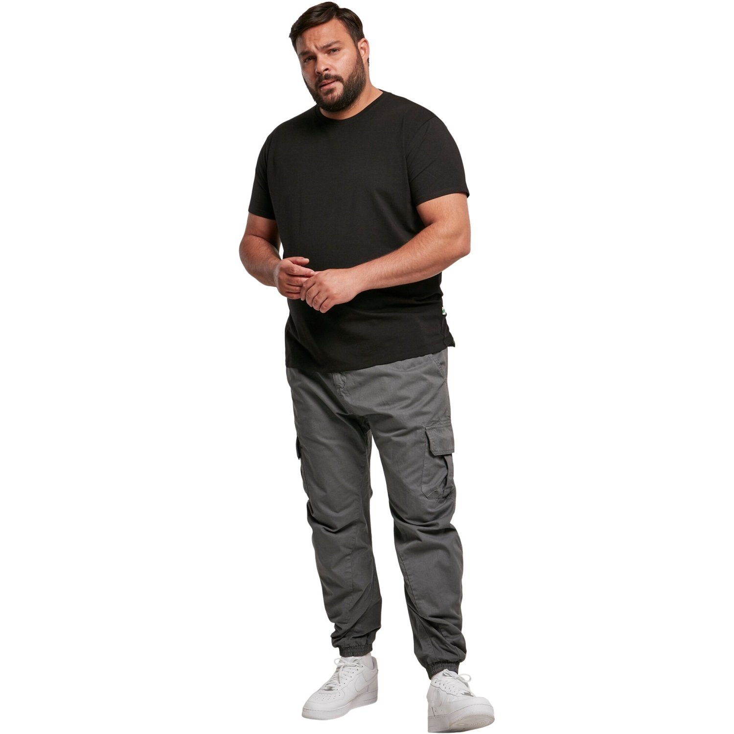 Urban Classics - Organic Fitted Strech Shirt noir
