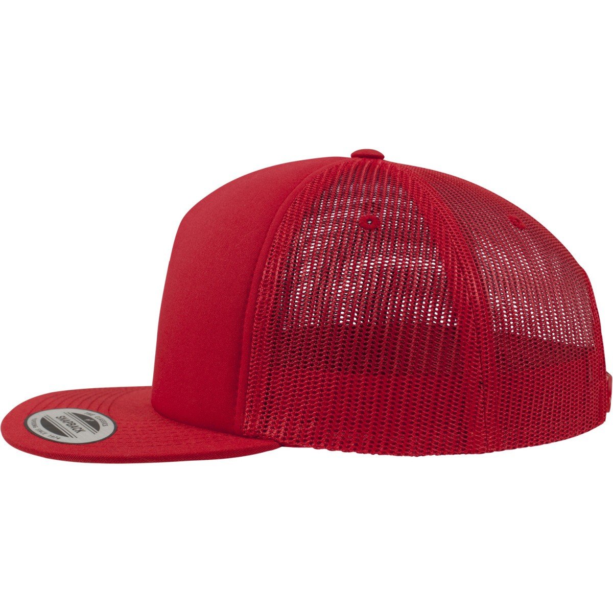 Flexfit FOAM Trucker Snapback Cap - red