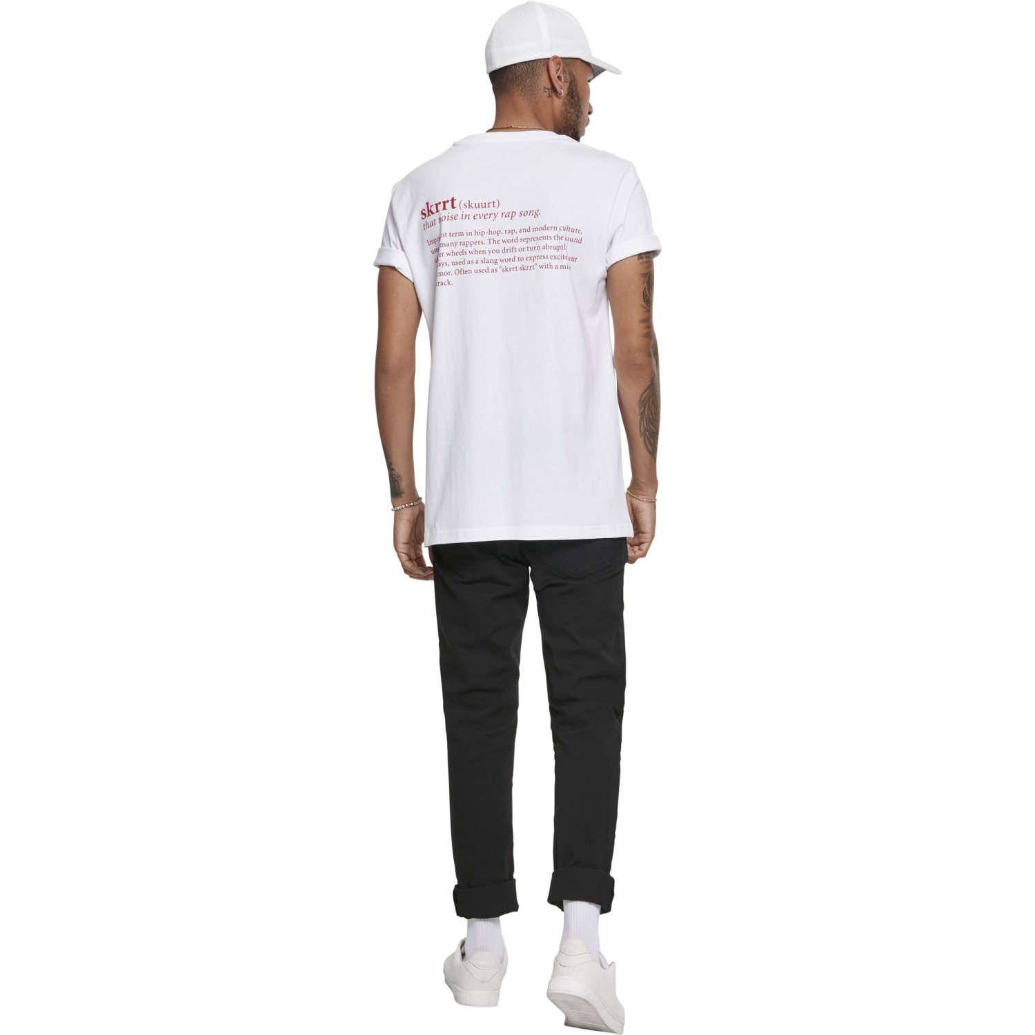 Mister Tee Shirt - SKRRT That Noise white