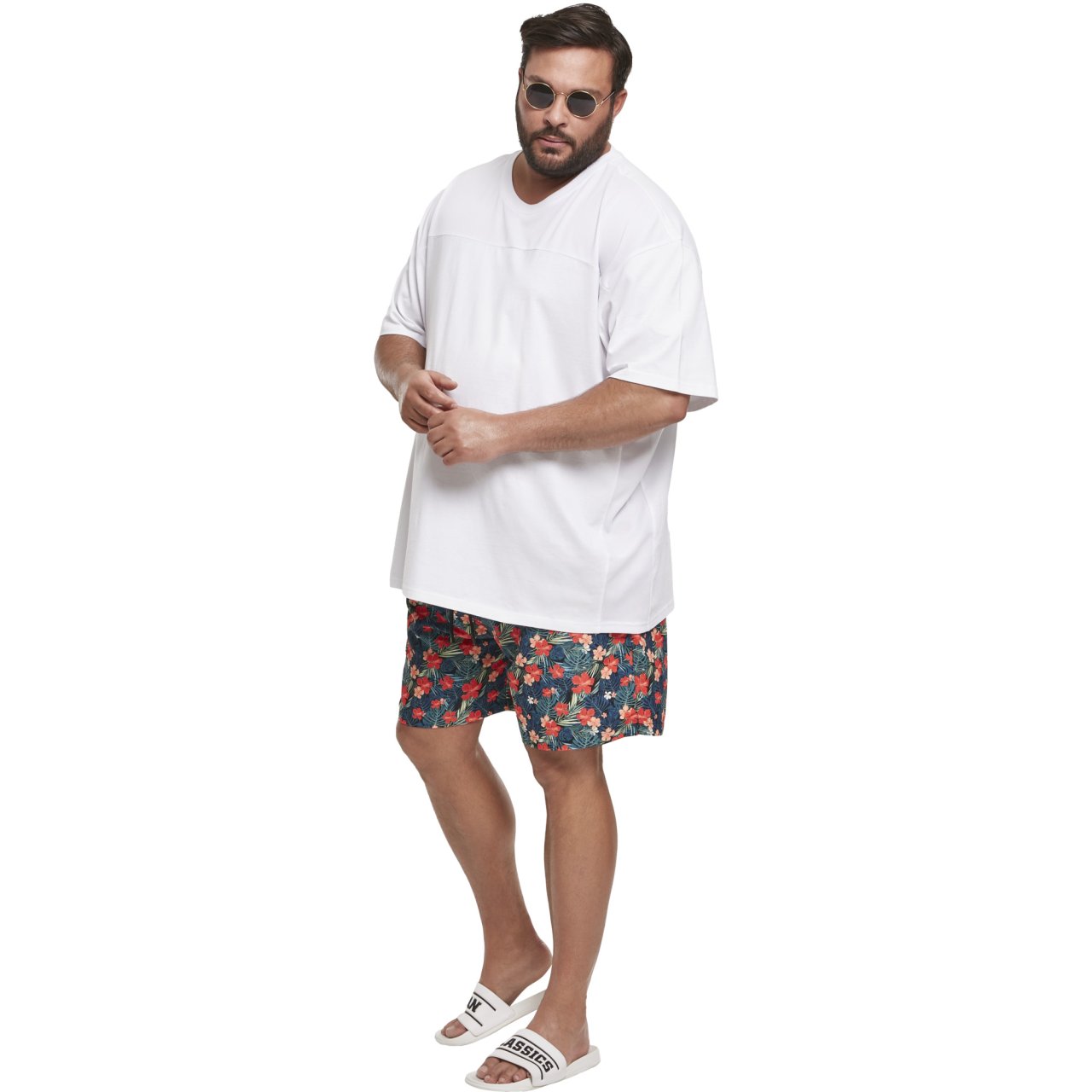 Urban Classics - PATTERN Swim Shorts tropical