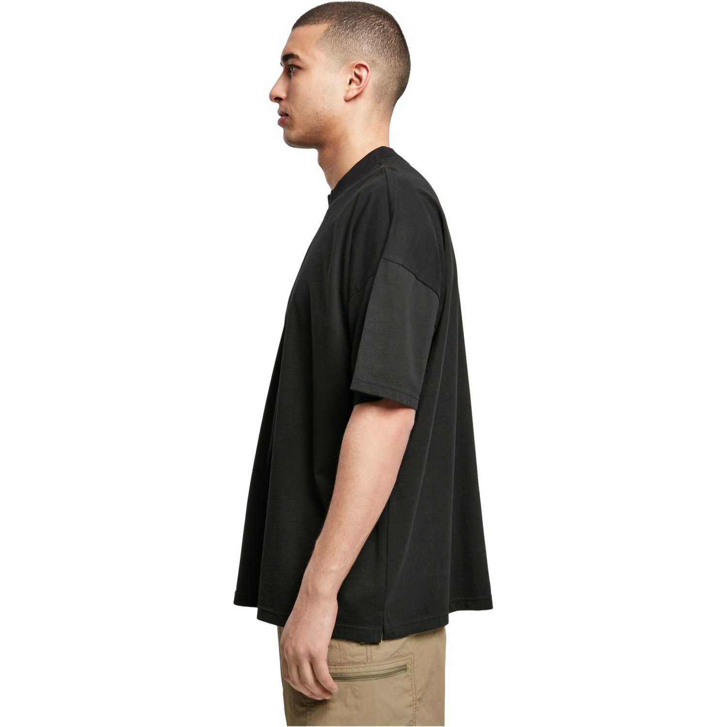 Urban Classics - Oversized Mock Neck Shirt black