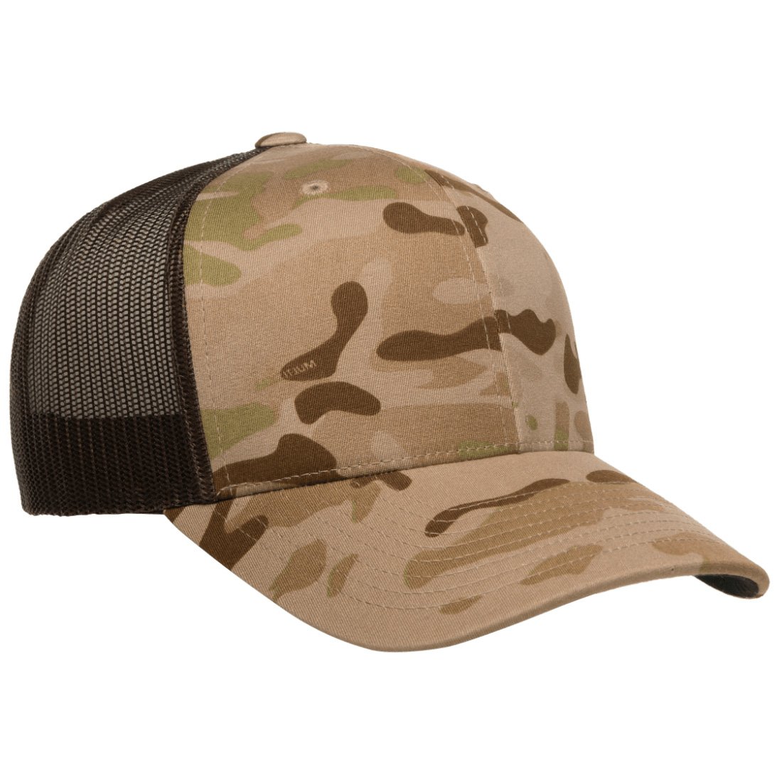 Flexfit RETRO Trucker Snapback Cap - Multicam camo