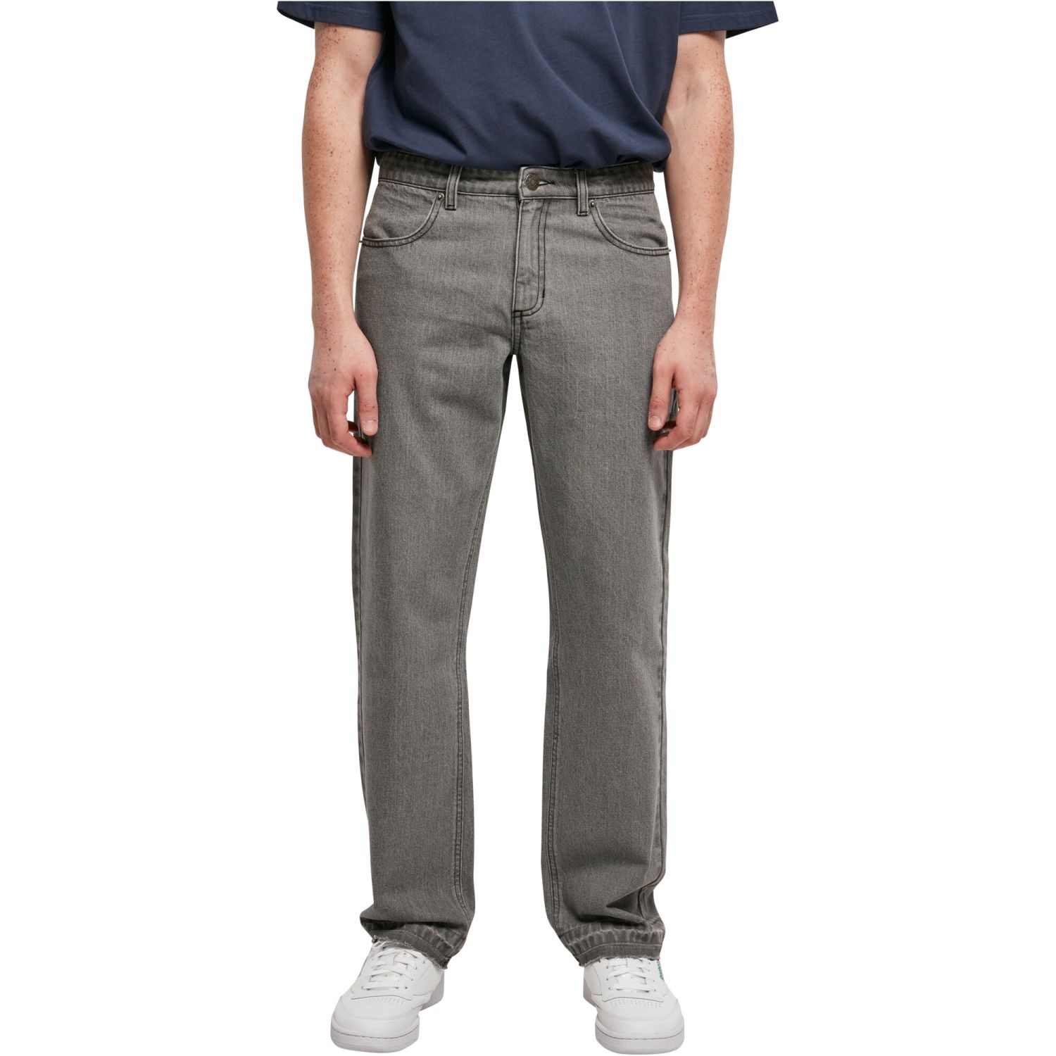 Urban Classics - Loose-Fit Denim Jeans midgrey