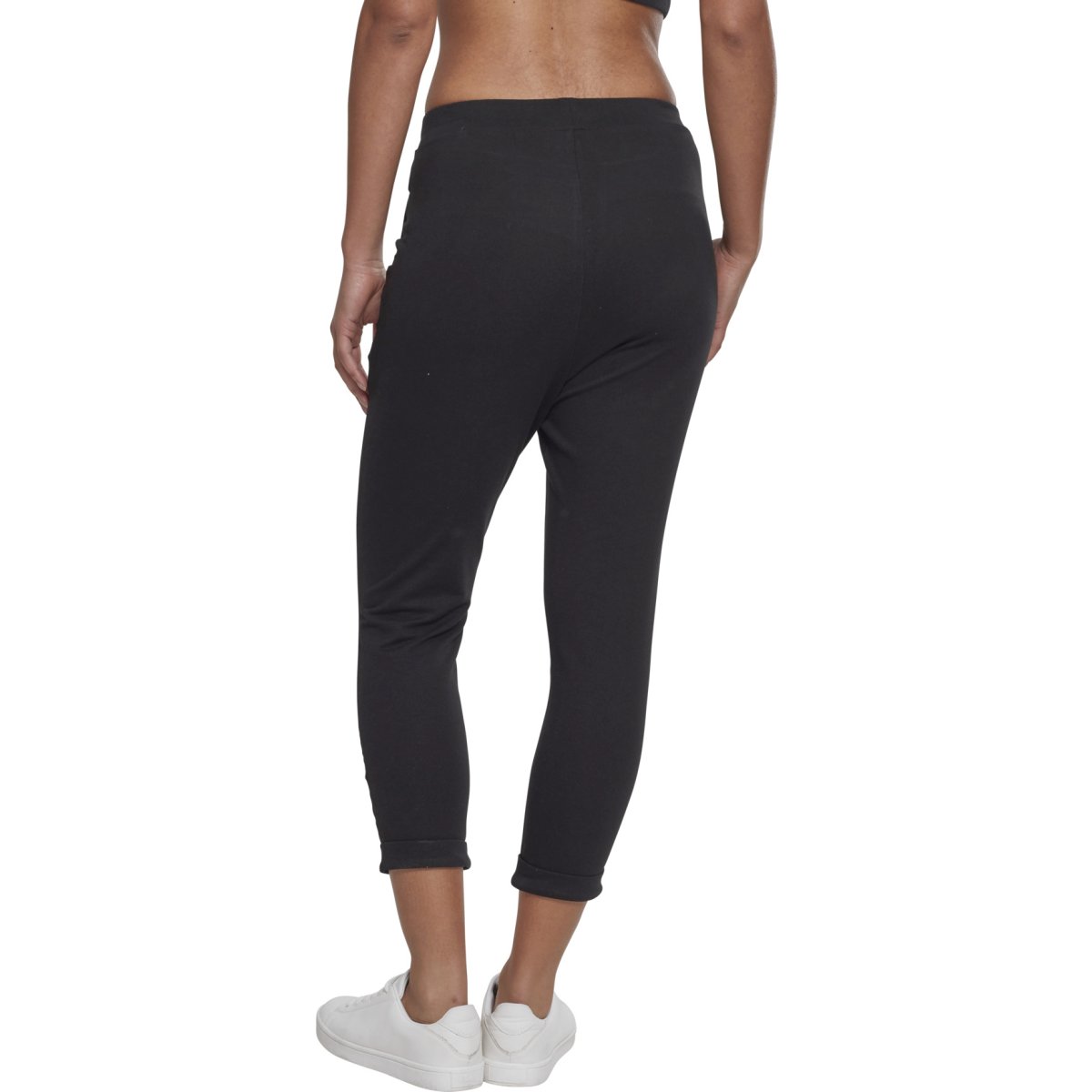 Urban Classics Ladies - Open Edge Terry Turn Up Sweat Pants