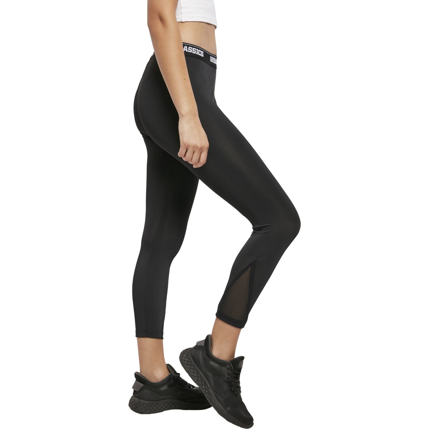 Urban Classics Ladies - TECH MESH Leggings schwarz