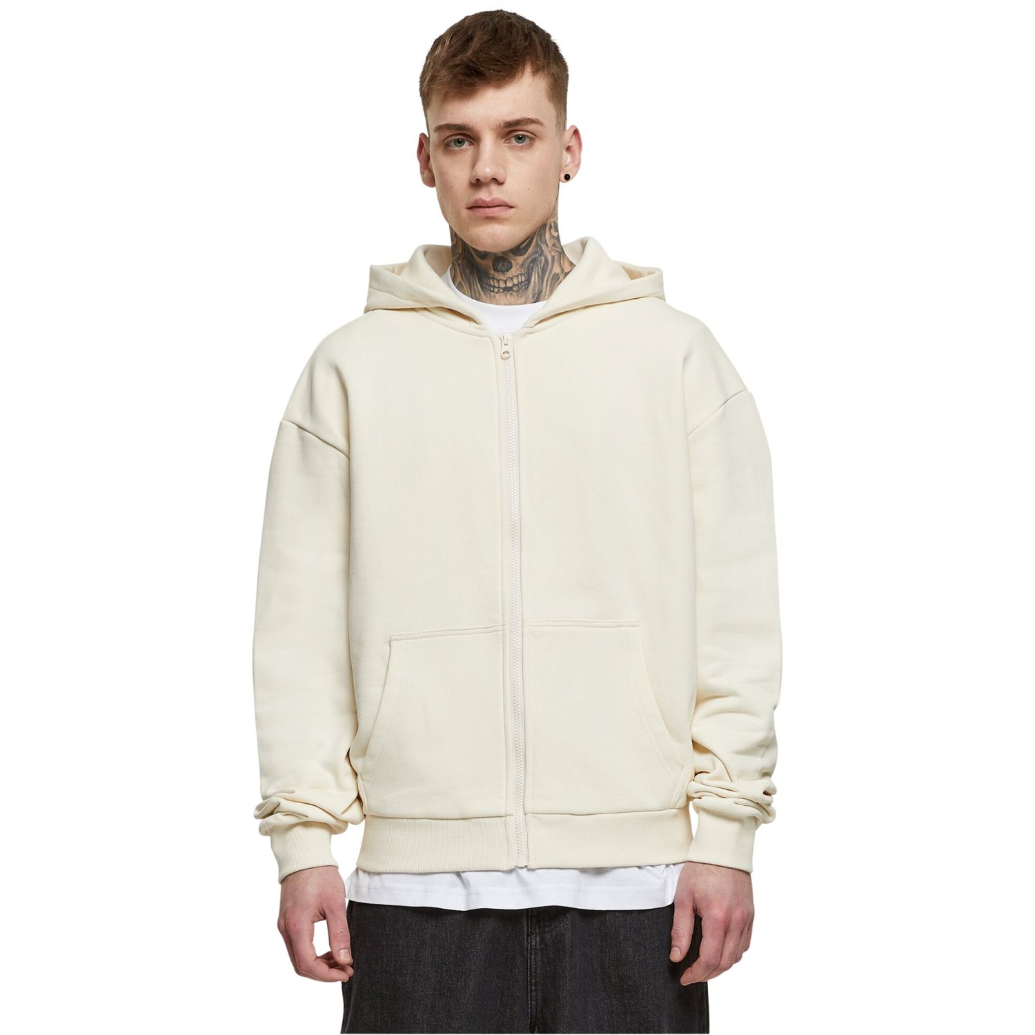 Urban Classics - Ultra Heavy Oversize Zip Hoody sand
