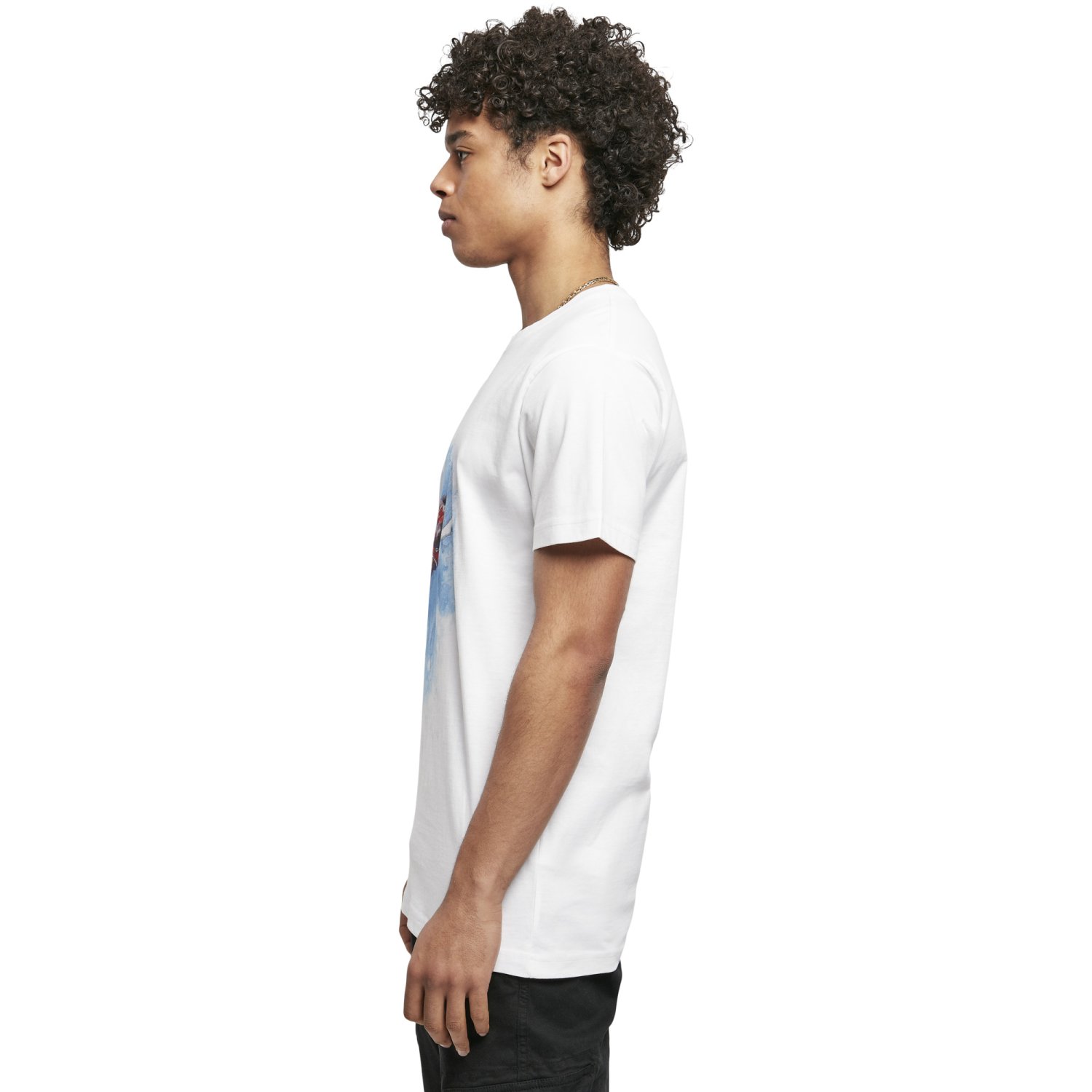 Mister Tee Grafic Shirt - BASKETBALL CLOUDS white
