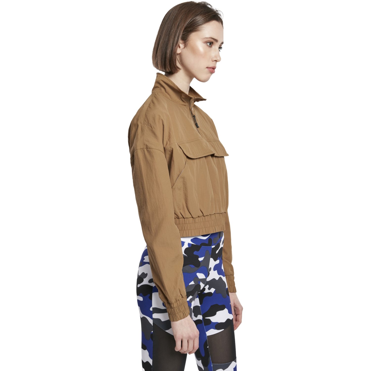 Urban Classics Ladies - Crinkle Pull Over Windbreaker Veste