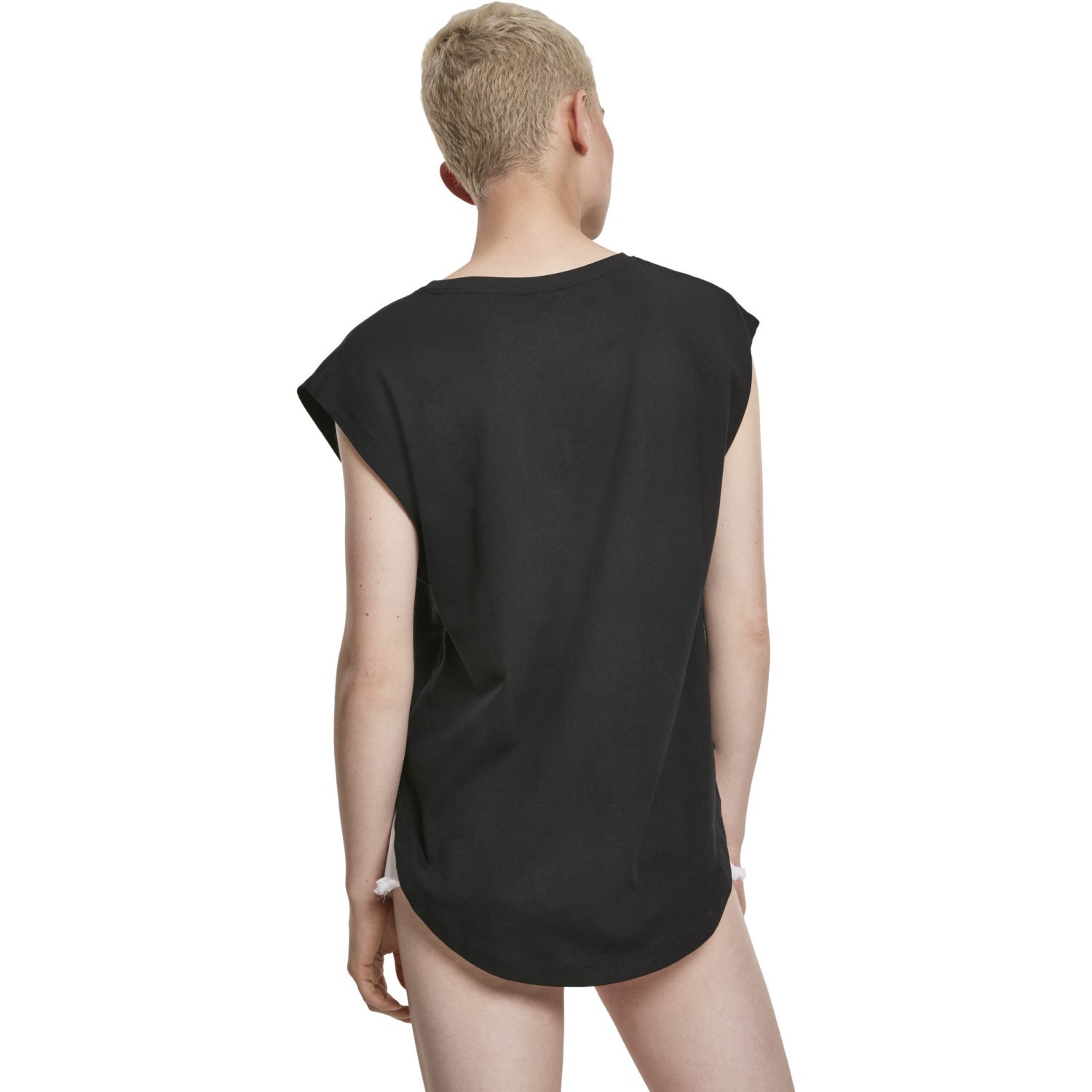 Urban Classics Ladies - Basic Shaped Top Shirt black