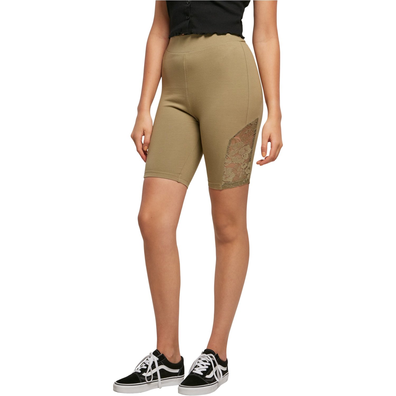 Urban Classics Ladies - CYCLE Laces High Waist Shorts