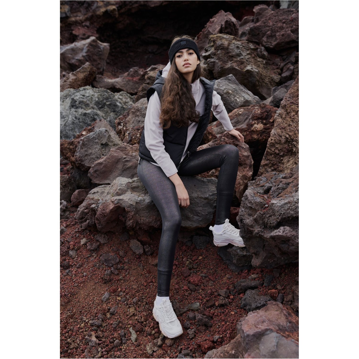 Urban Classics Ladies - High Waist Glamour Leggings
