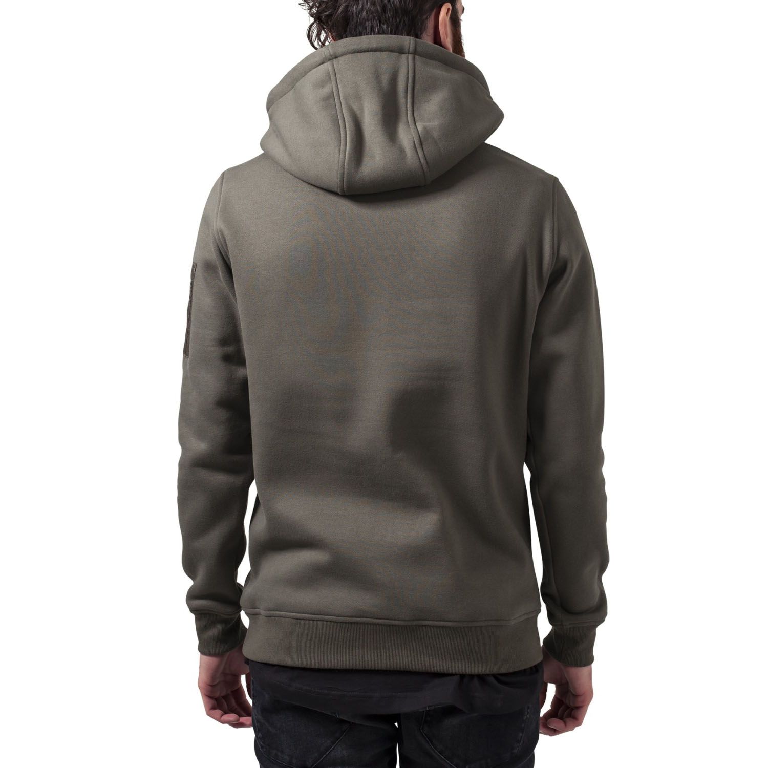 Urban Classics - SWEAT BOMBER Hoody olive