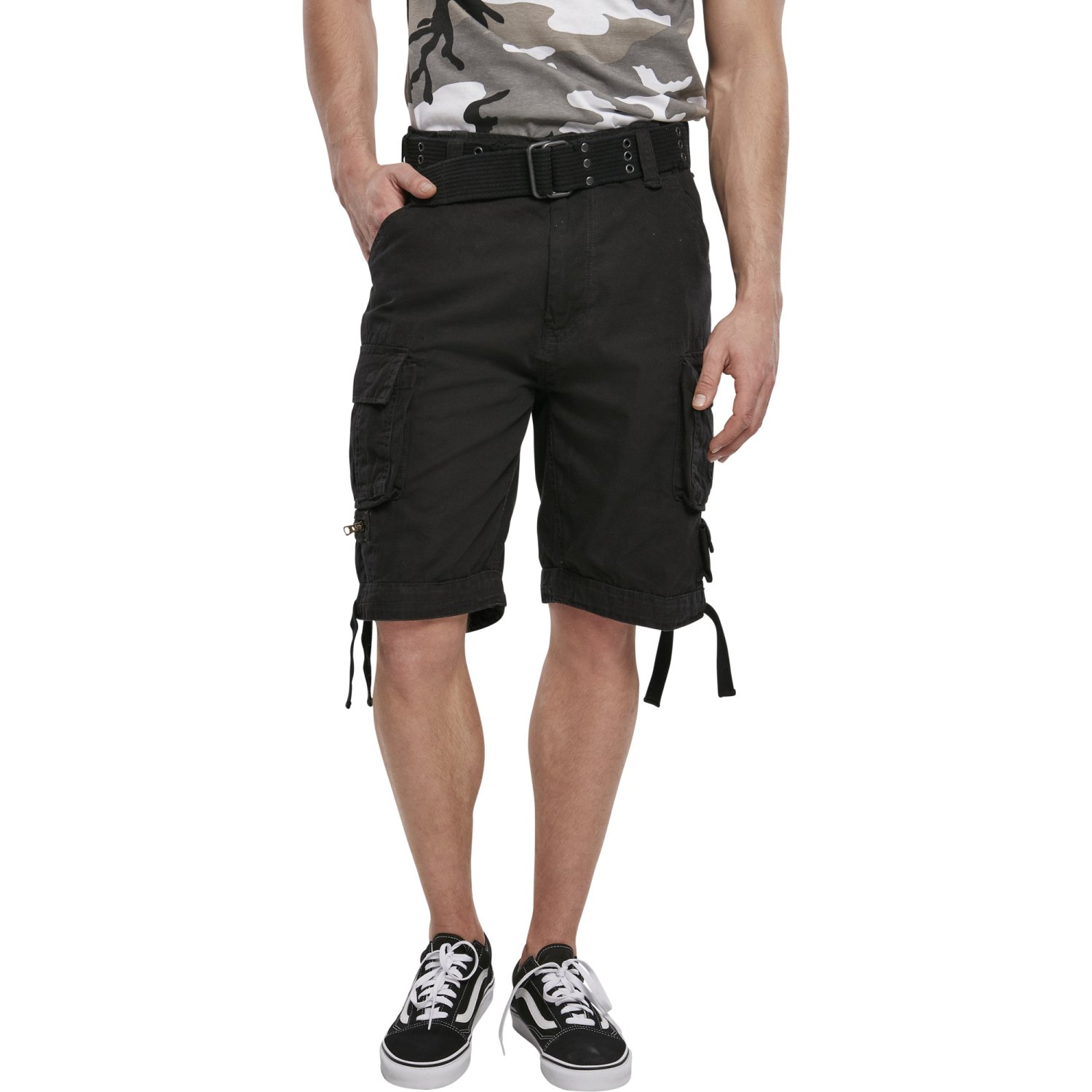 Brandit SAVAGE Vintage Worker Cargo Army Outdoor Shorts