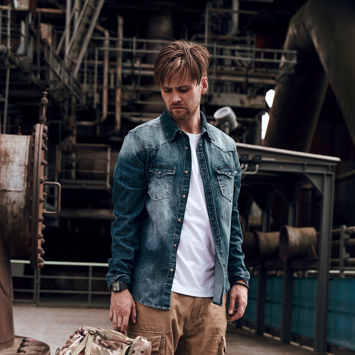 Brandit - RILEY Denim Shirt