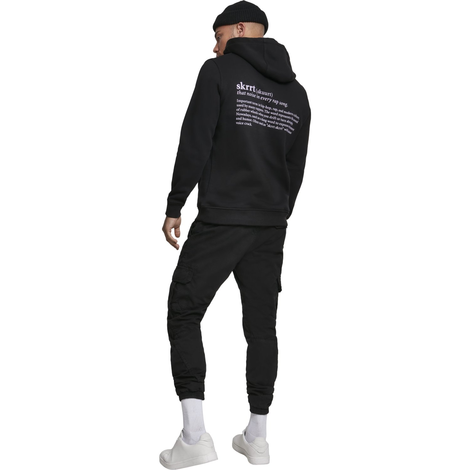 Mister Tee Hoody - SKRRT That Noise noir