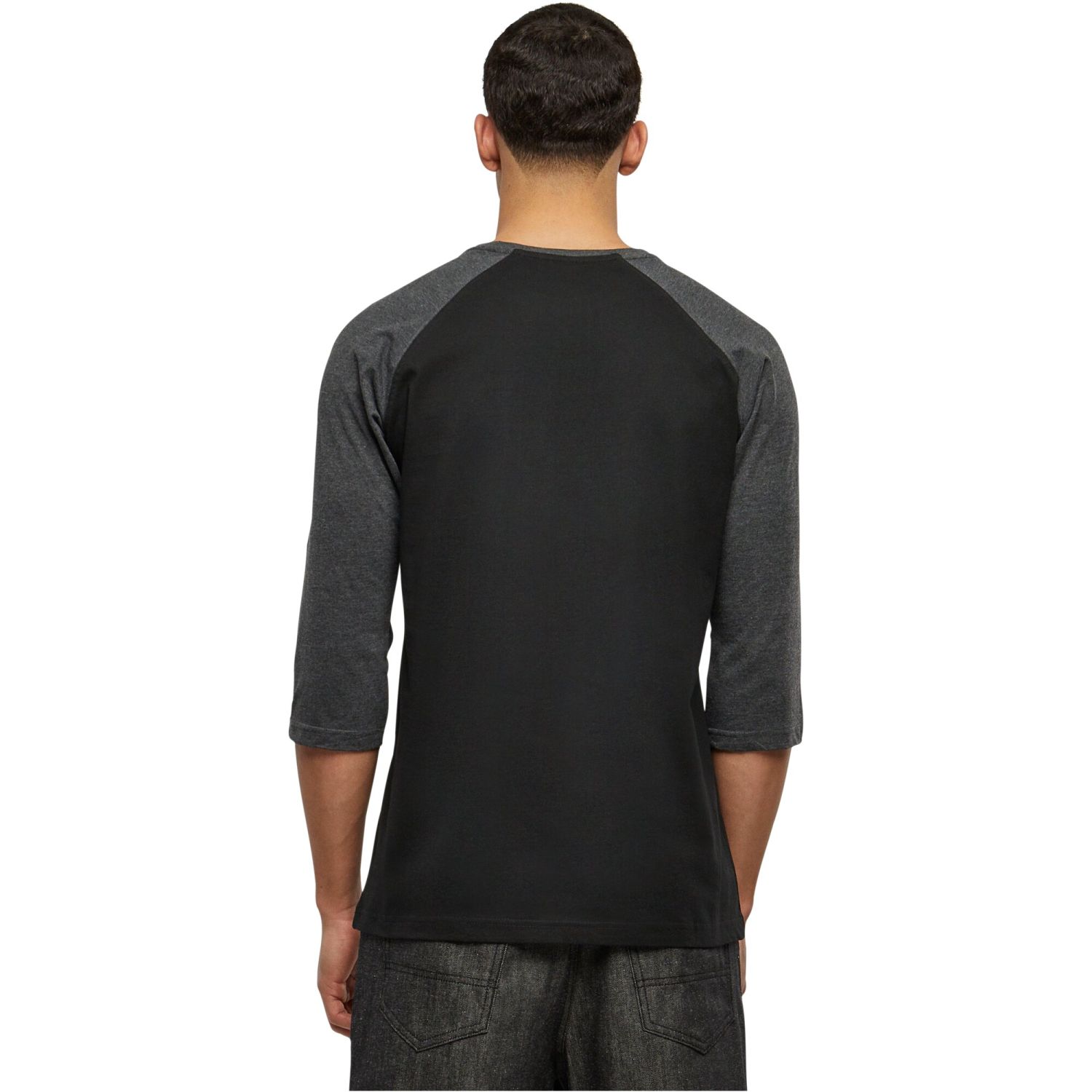 Urban Classics - RAGLAN 3/4 Sleeve black / charcoal