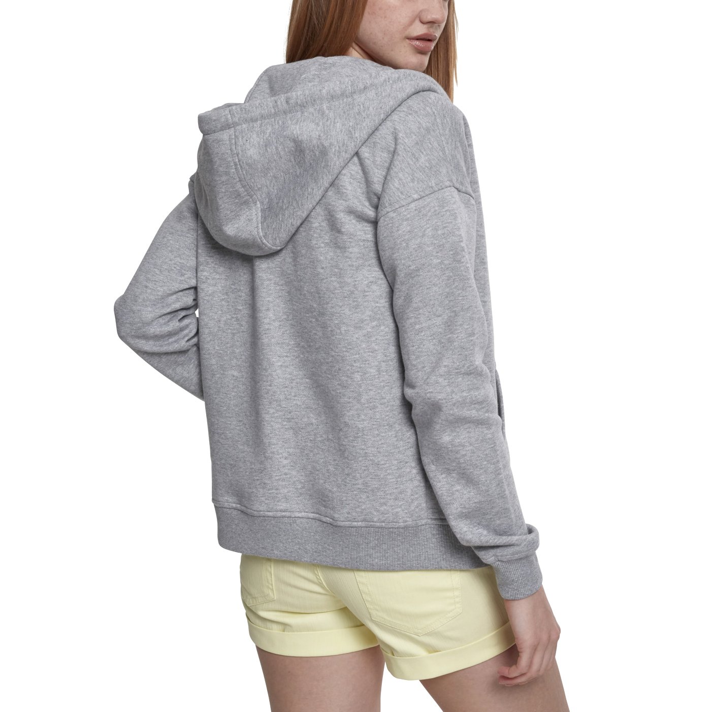 Urban Classics Ladies - BASIC Fleece Zip Hoody