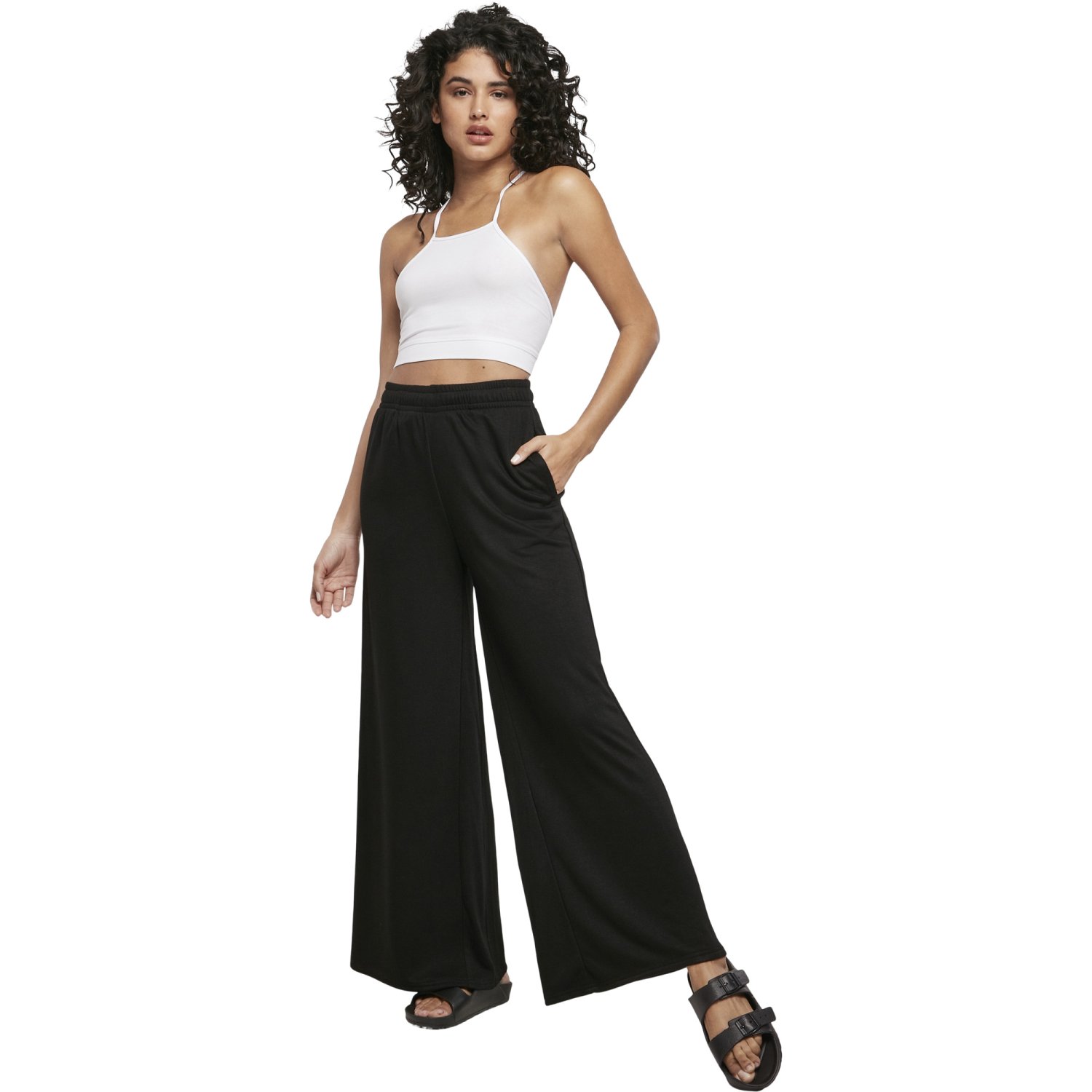 Urban Classics Ladies - Culotte SweatpantsPants black