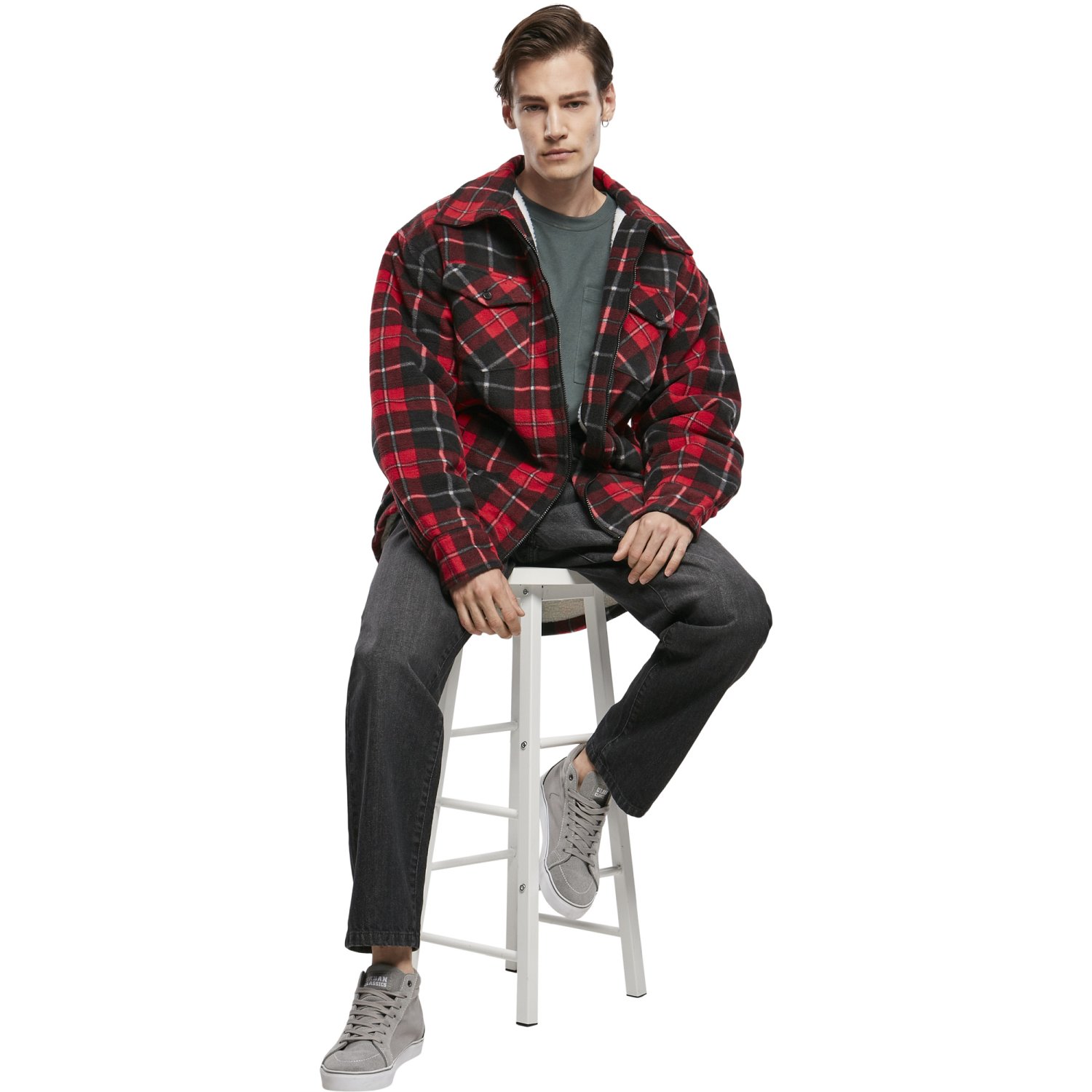 Urban Classics - Loose Baggy Hip Hop Denim Jeans black wash