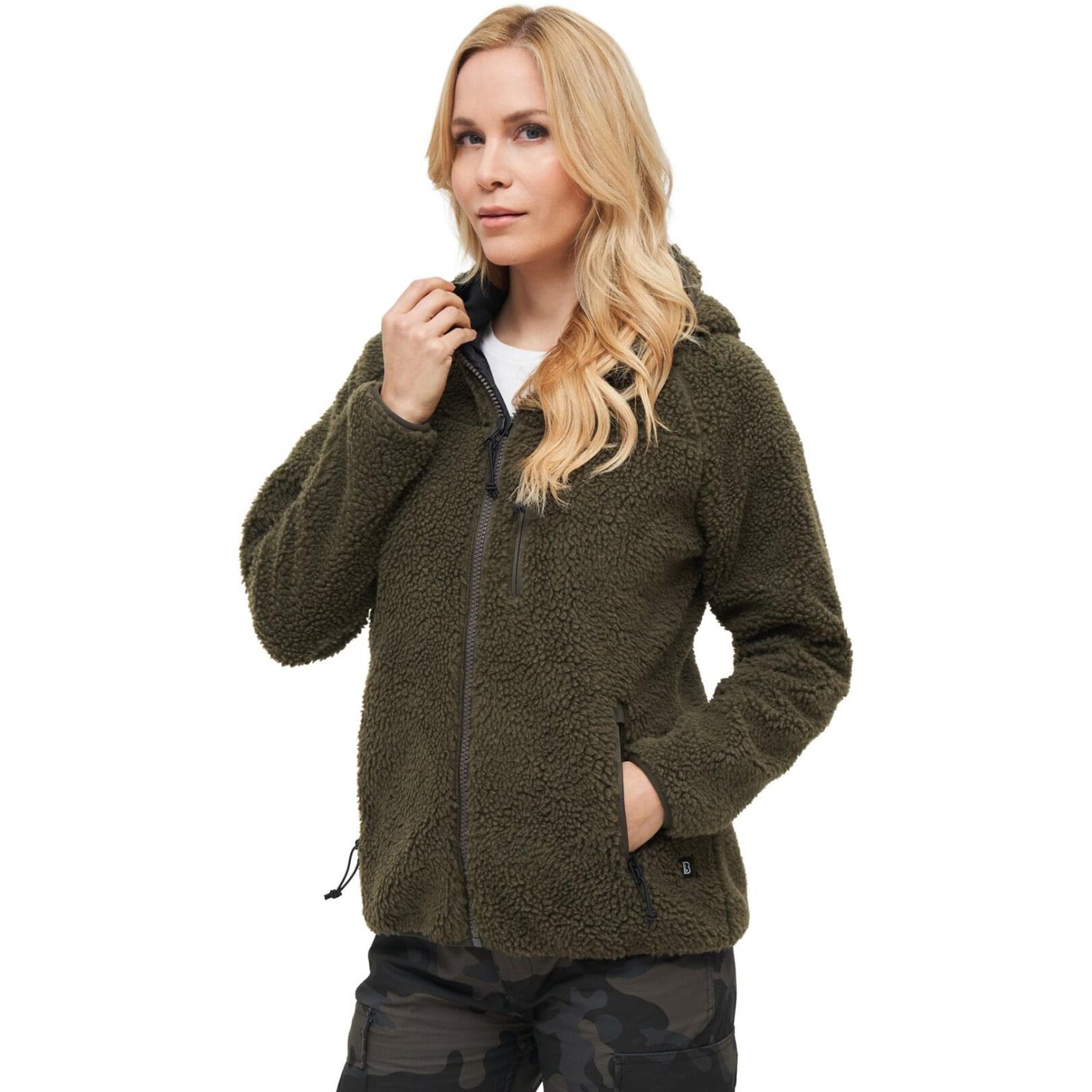 Brandit Ladies - Teddyfleece Veste olive