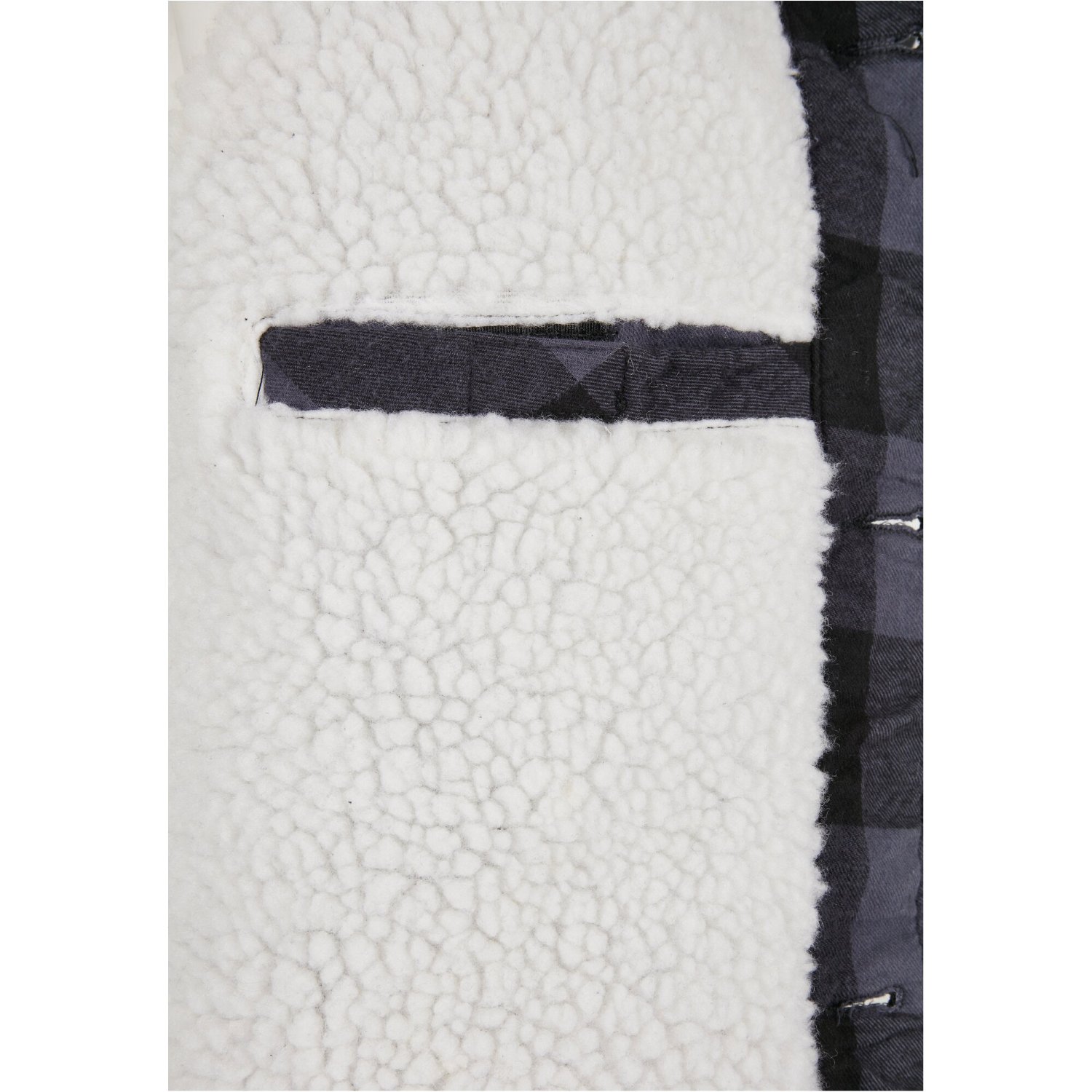 Brandit - Hooded Lined Lumberjack Jacket black / charcoal