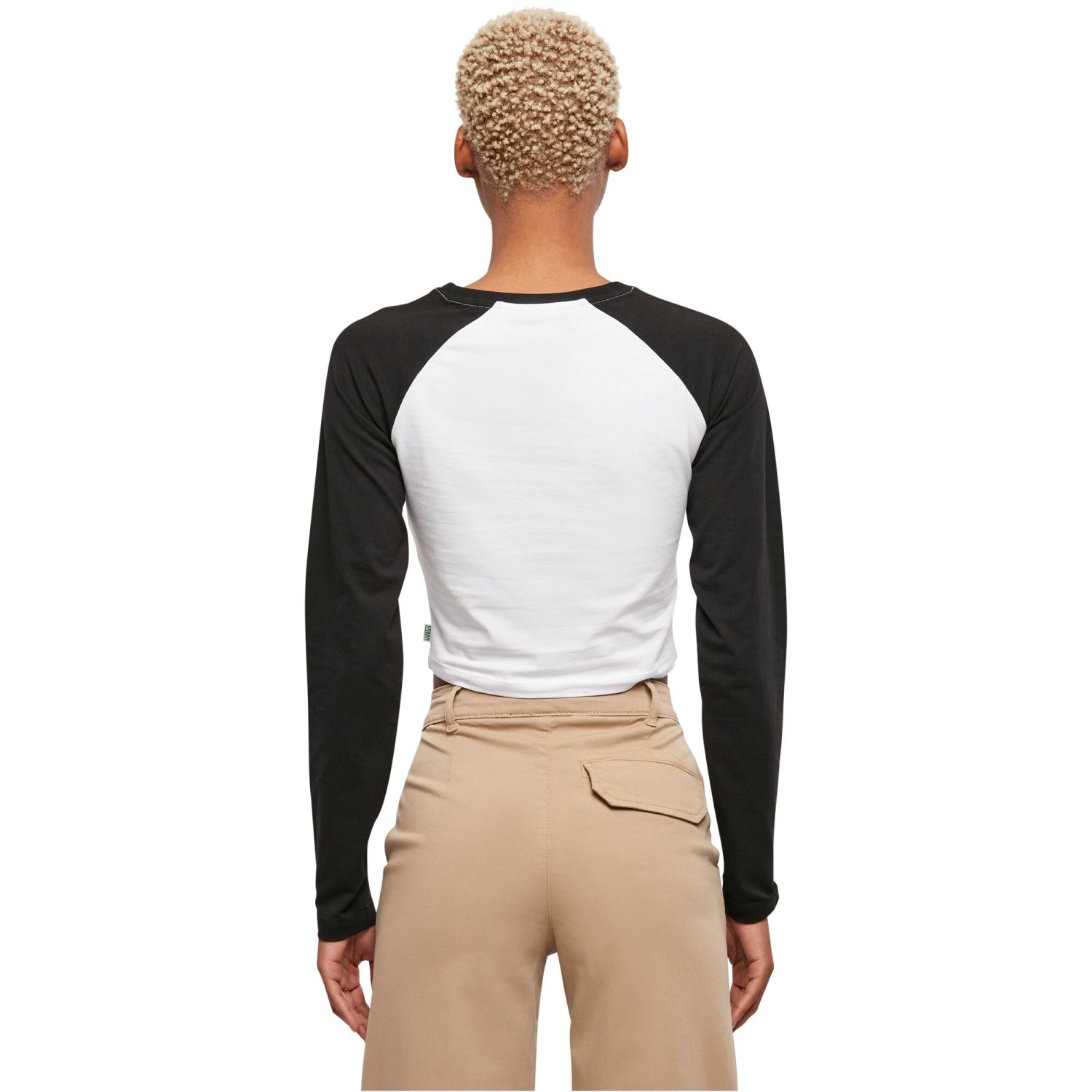 Urban Classics Ladies - Organic Retro Baseball Longsleeve