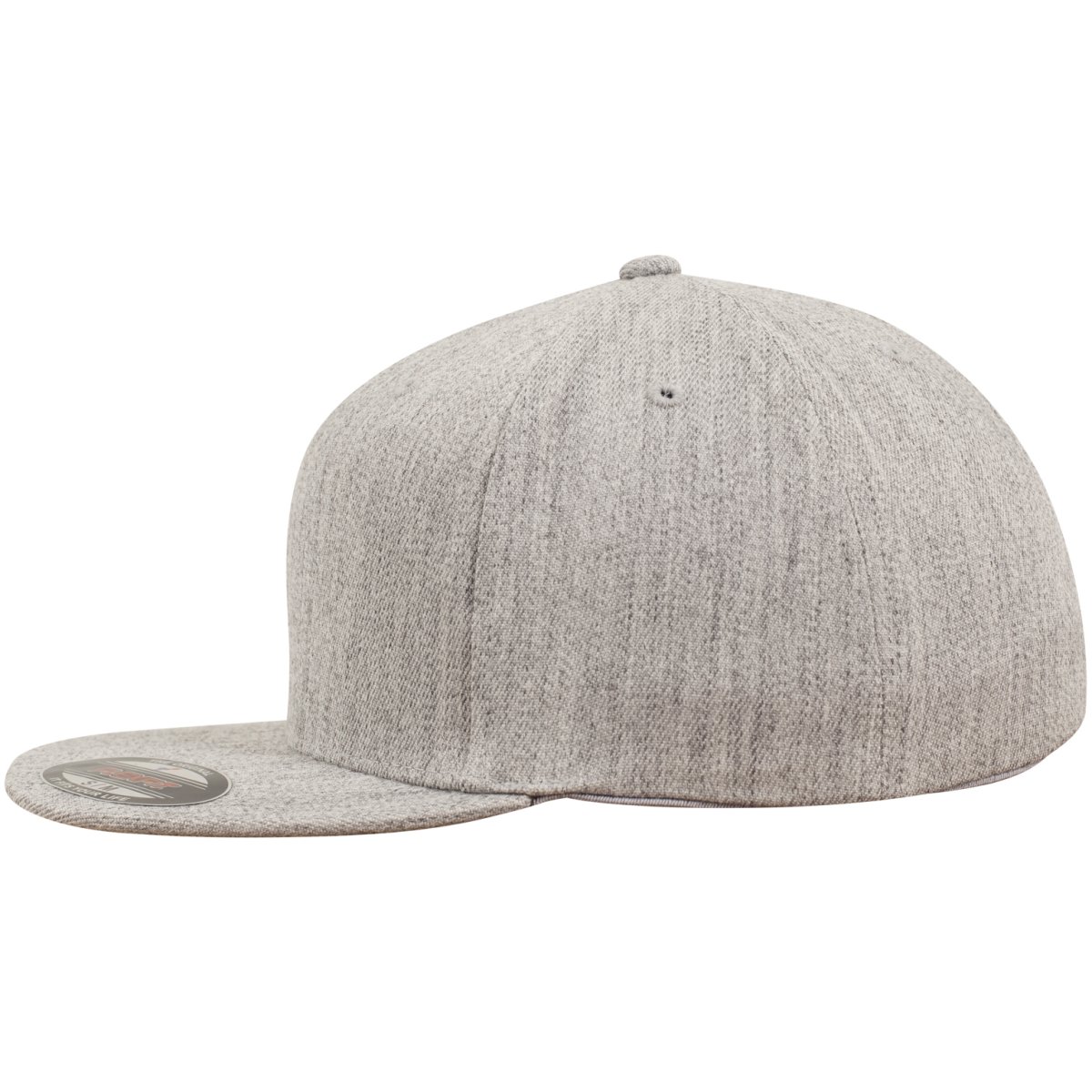 Flexfit Flat Visor Fitted Cap - heather gris