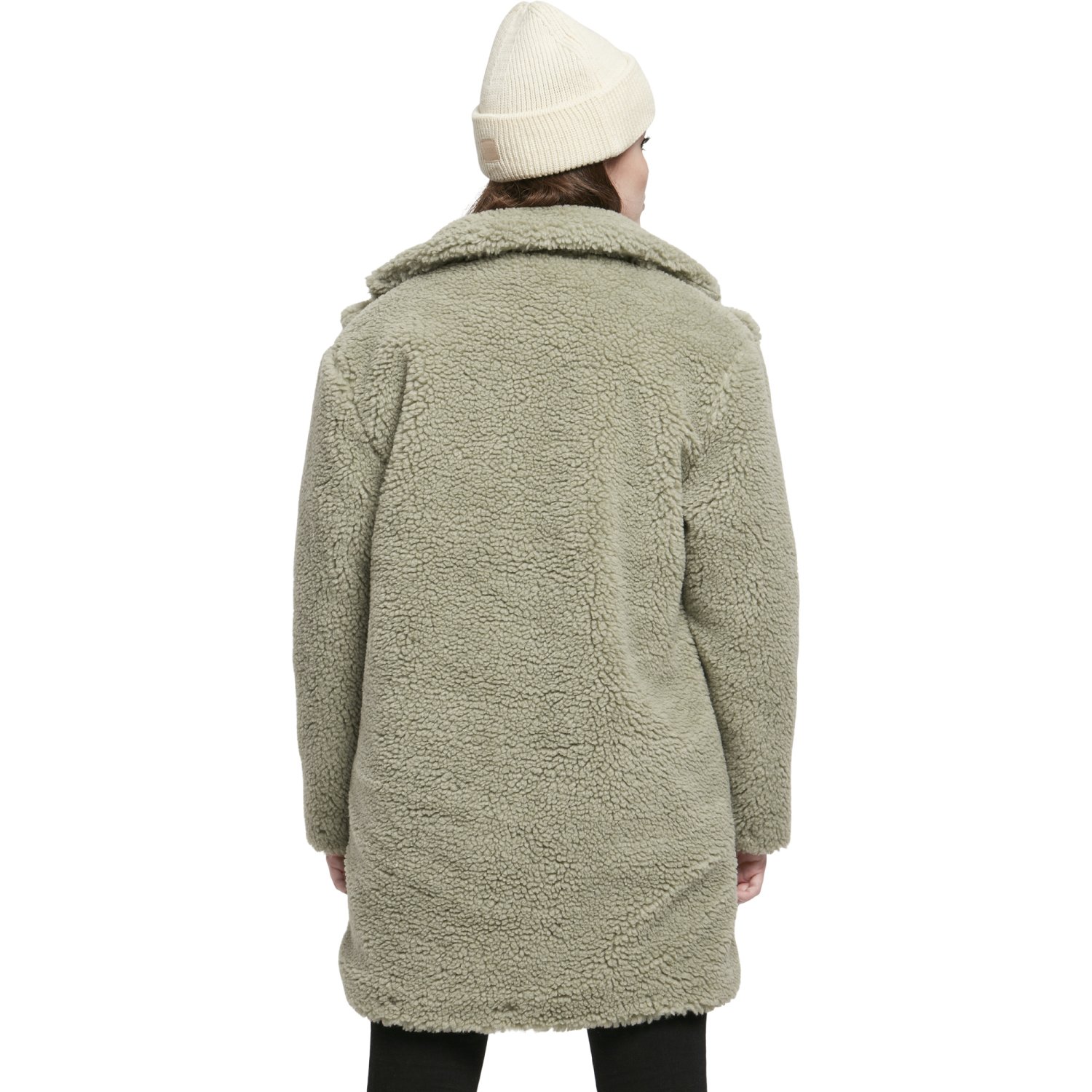 Urban Classics Ladies - OVERSIZED SHERPA Coat salvia