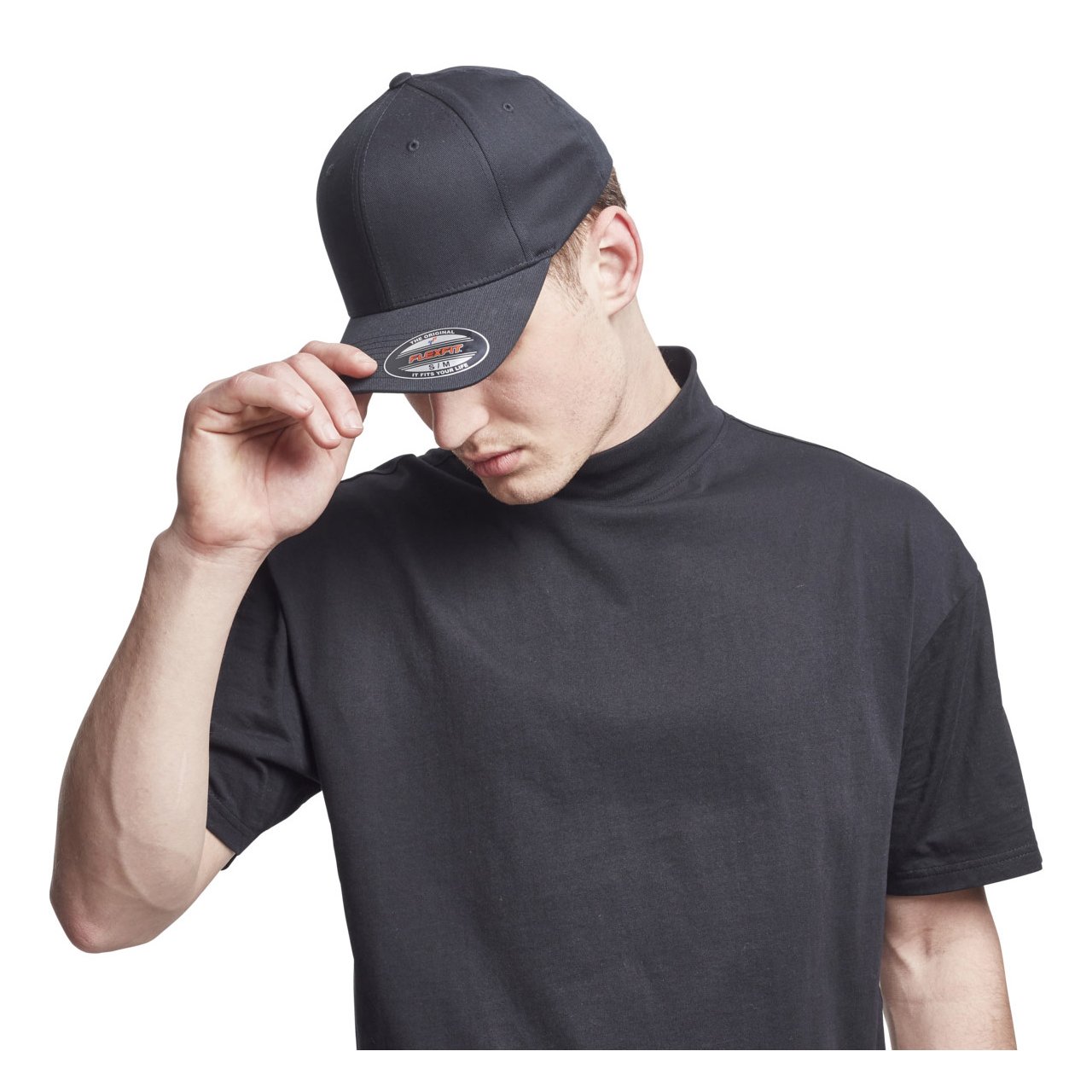 Flexfit Organic Cotton Stretchable Cap - black