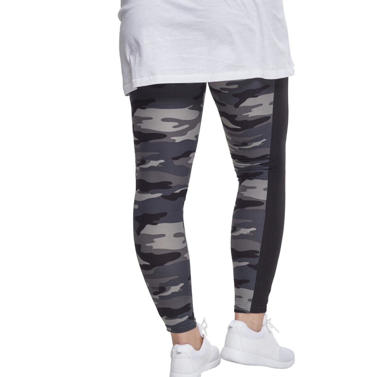 Urban Classics Ladies - CAMO Stripe Stretch-Fit Leggings