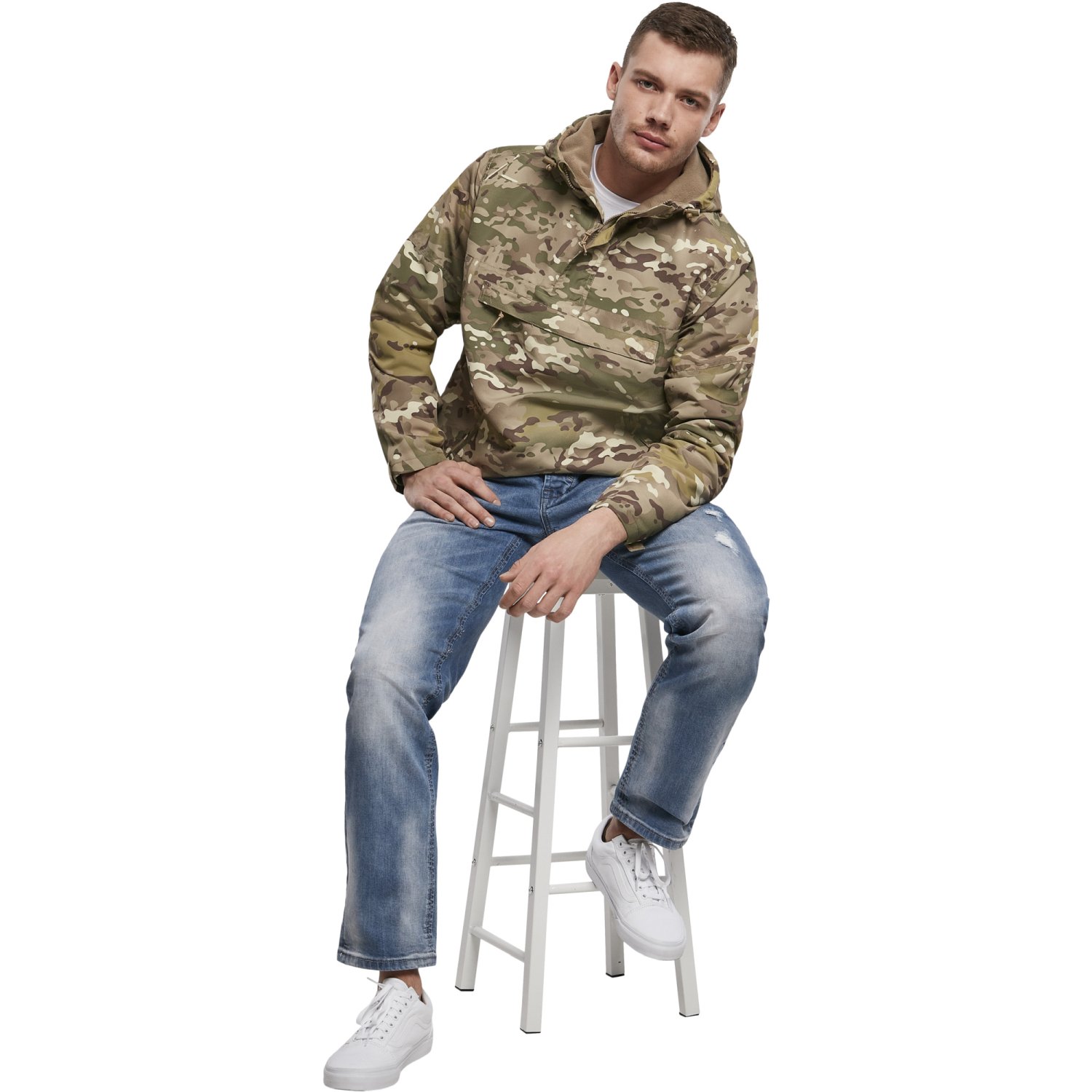 Brandit Pull-Over Outdoor Army Windbreaker Jacket tactical
