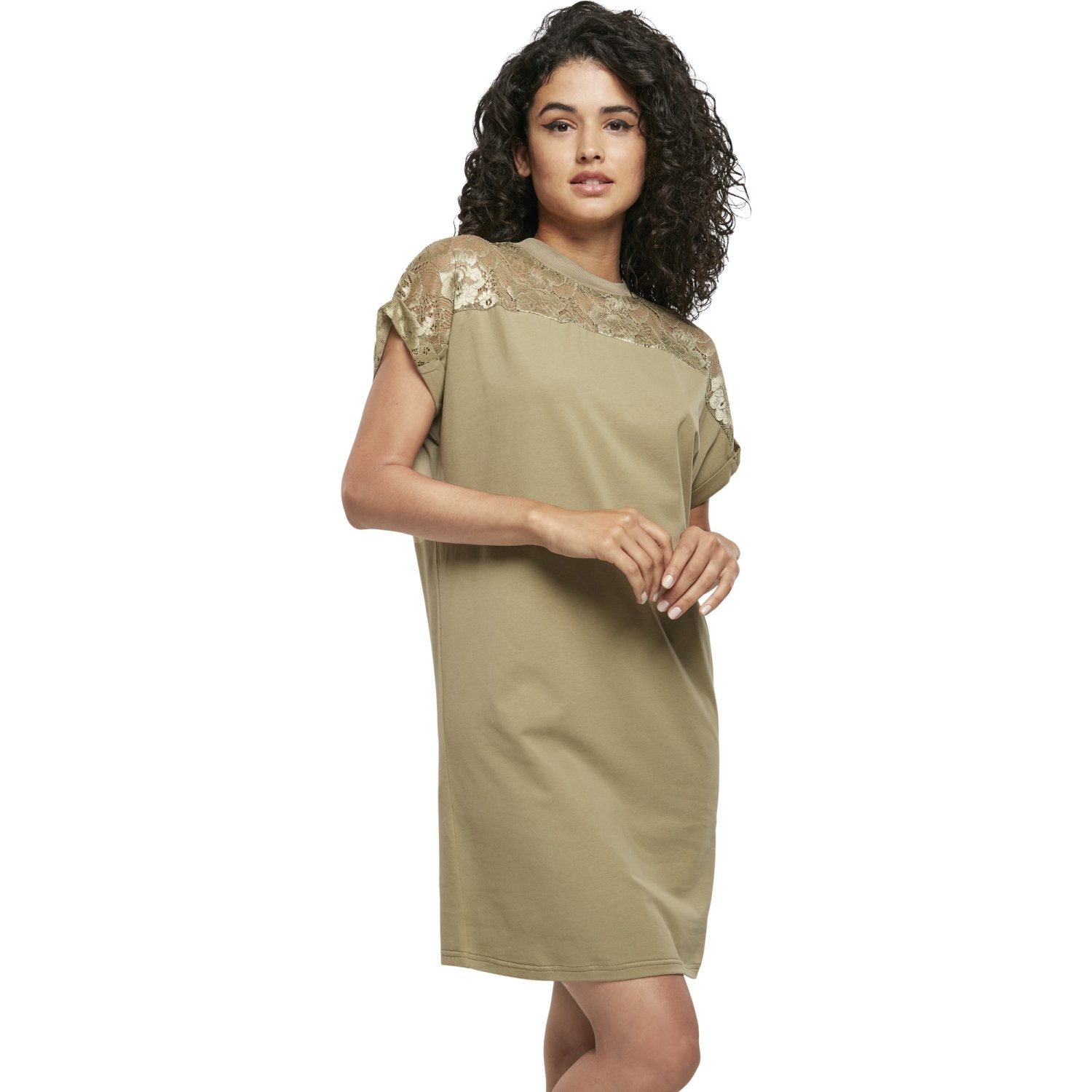 Urban Classics Ladies - Lace Shirt Kleid