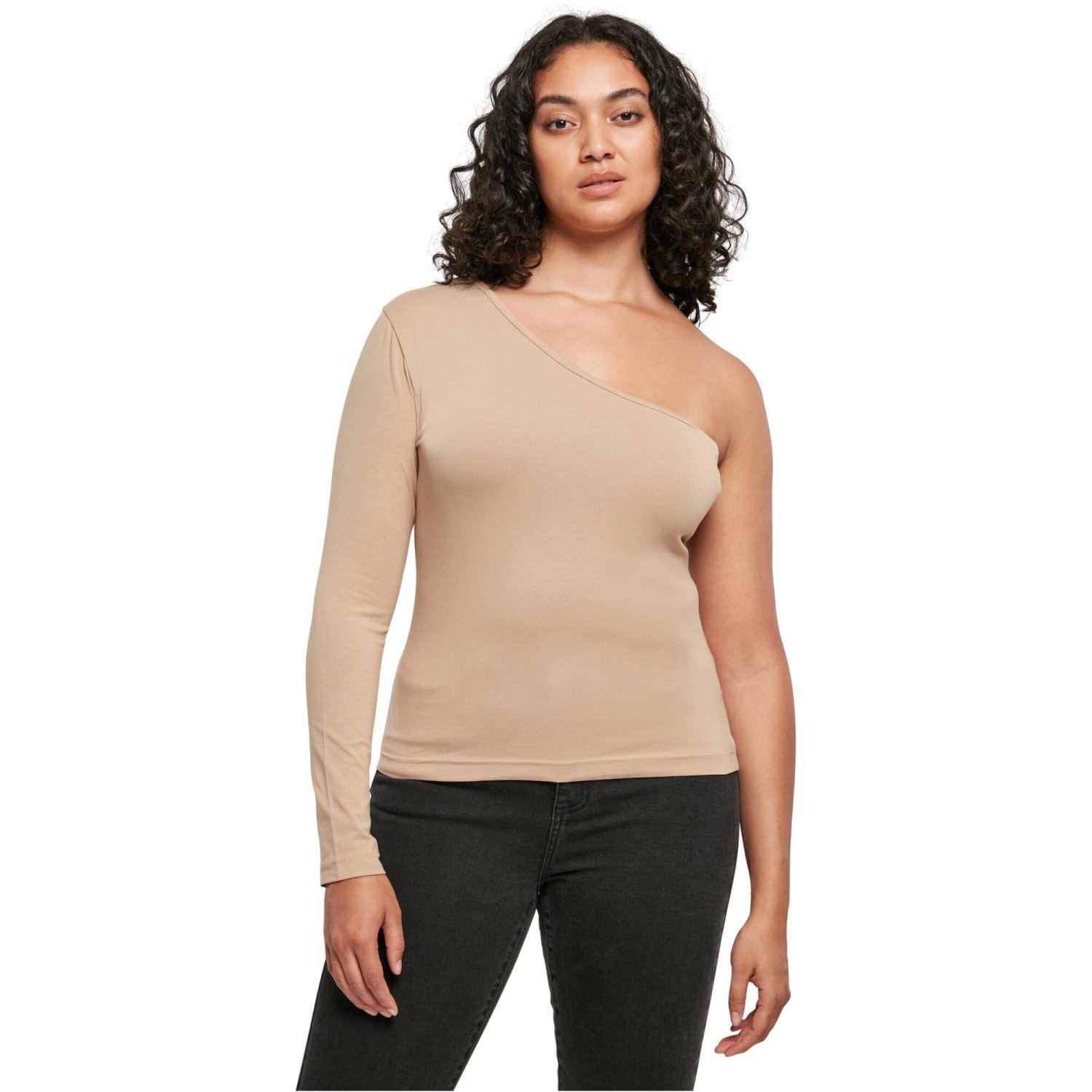Urban Classics Ladies - One Should Longsleeve beige