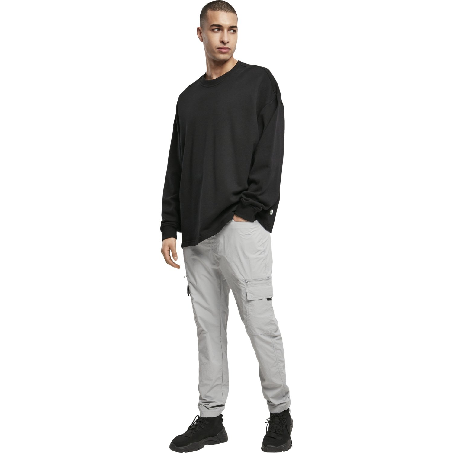 Urban Classics - Organic Oversized Boxy Pullover noir