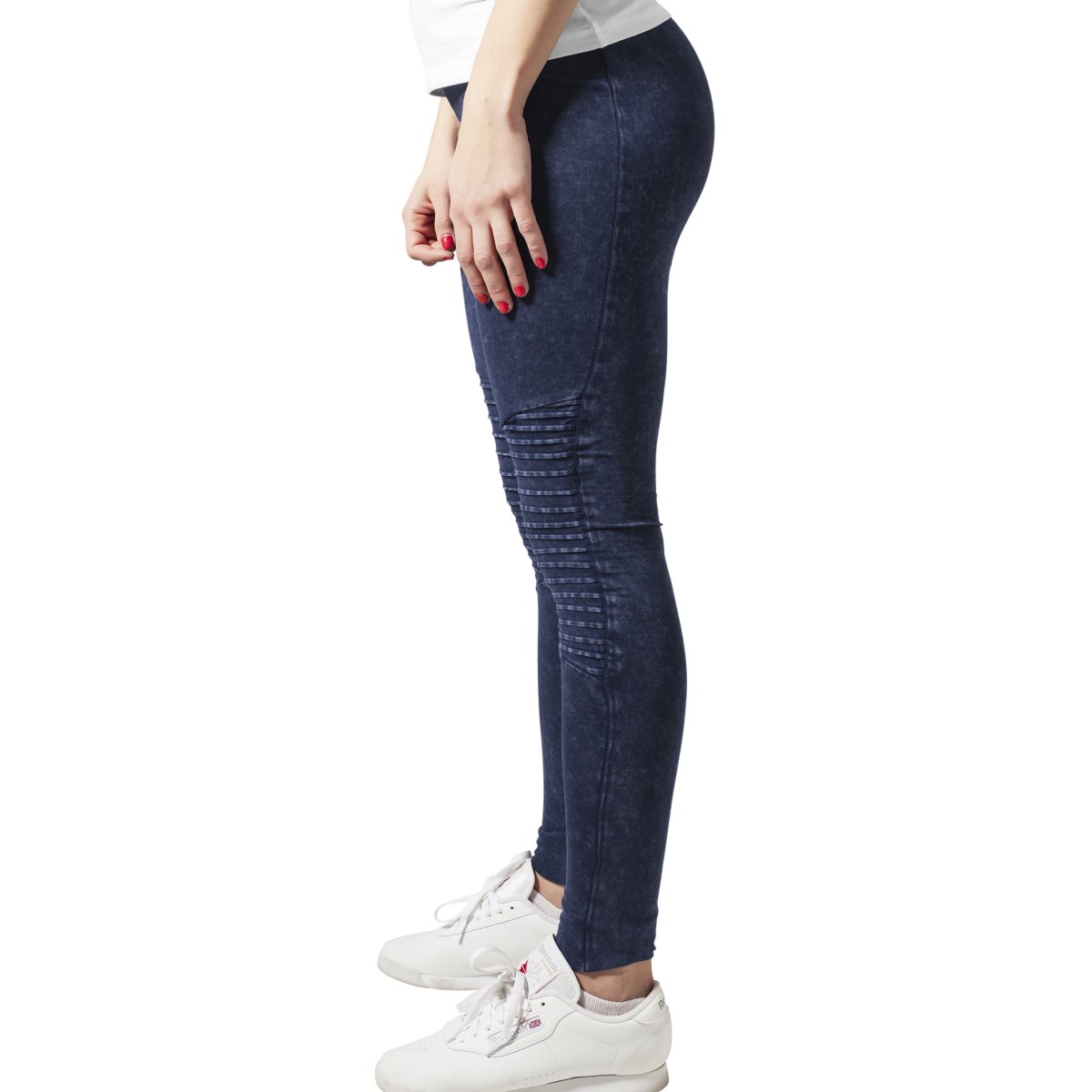 Urban Classics Ladies - DENIM JERSEY Leggings indigo