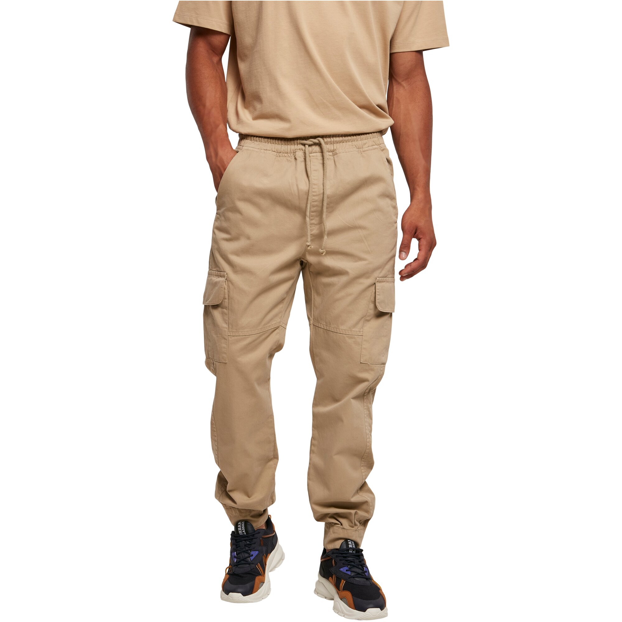 Urban Classics - Military Jogger Cargo Sweatpants beige
