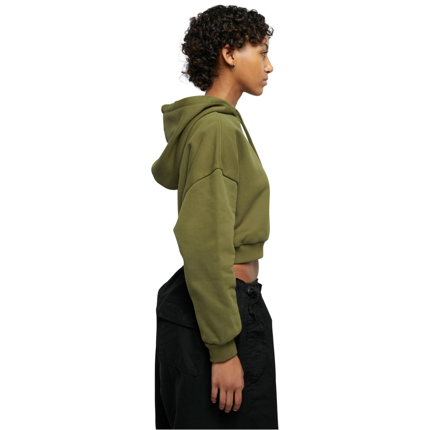 Urban Classics Ladies - Oversized Heavy Hoody olive