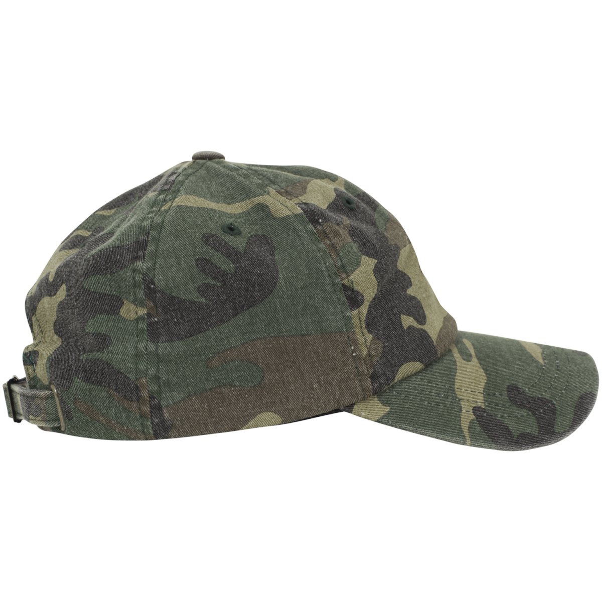Flexfit LOW PROFILE Strapback Washed Cap - wood camo