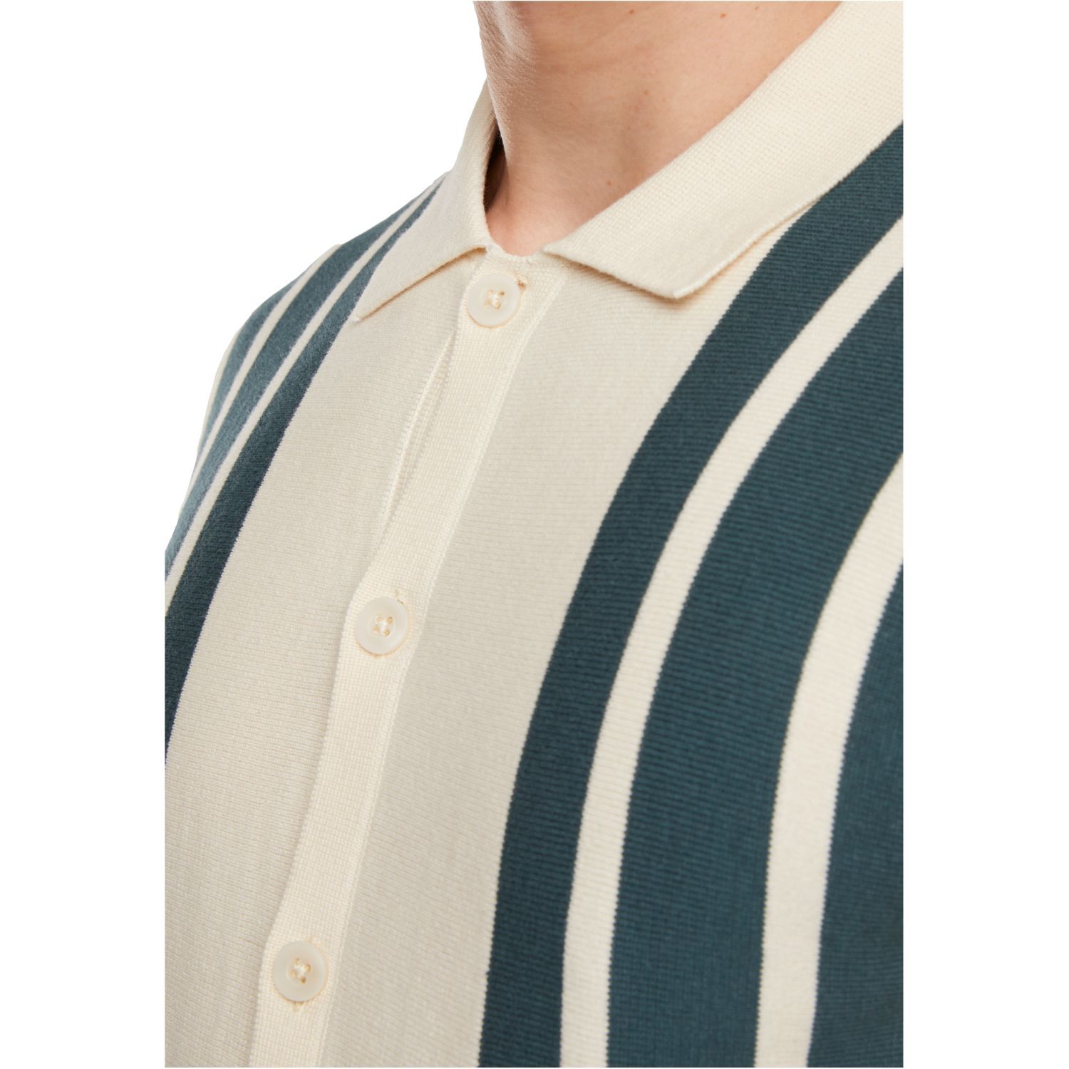 Urban Classics - Chemise rétro en tricot white sand