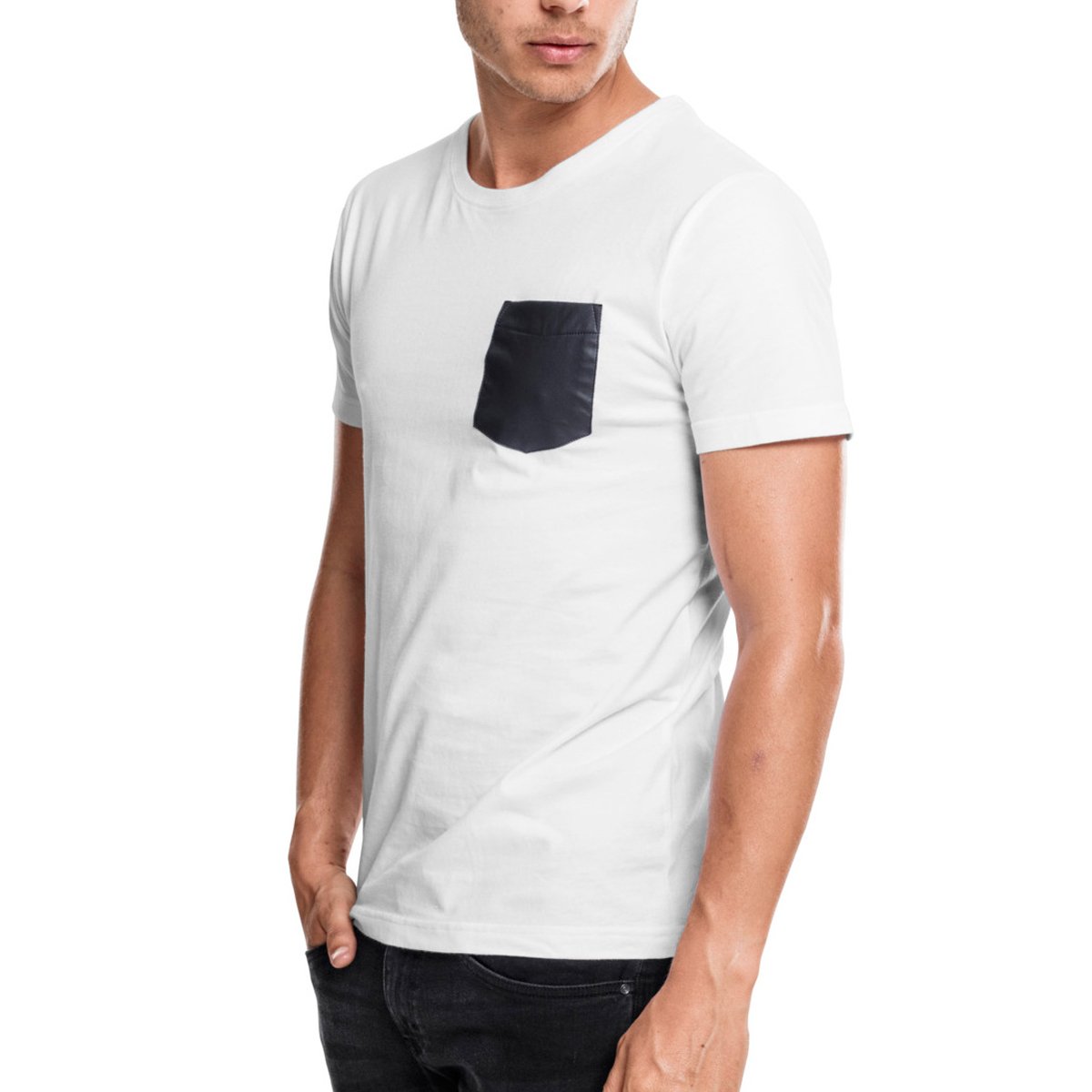 Urban Classics - SLUB POCKET Shirt white