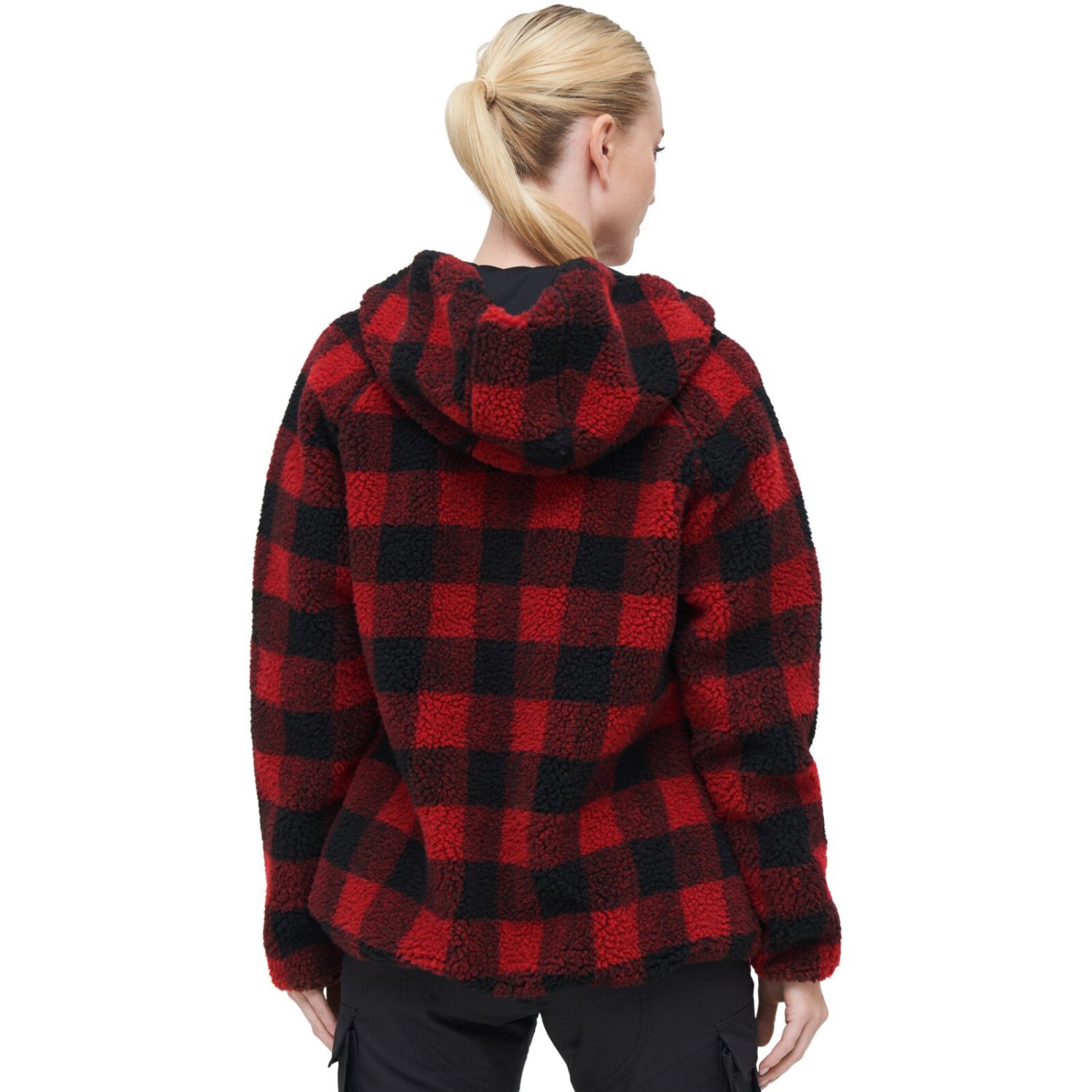 Brandit Ladies - Teddyfleece Jacket red / black