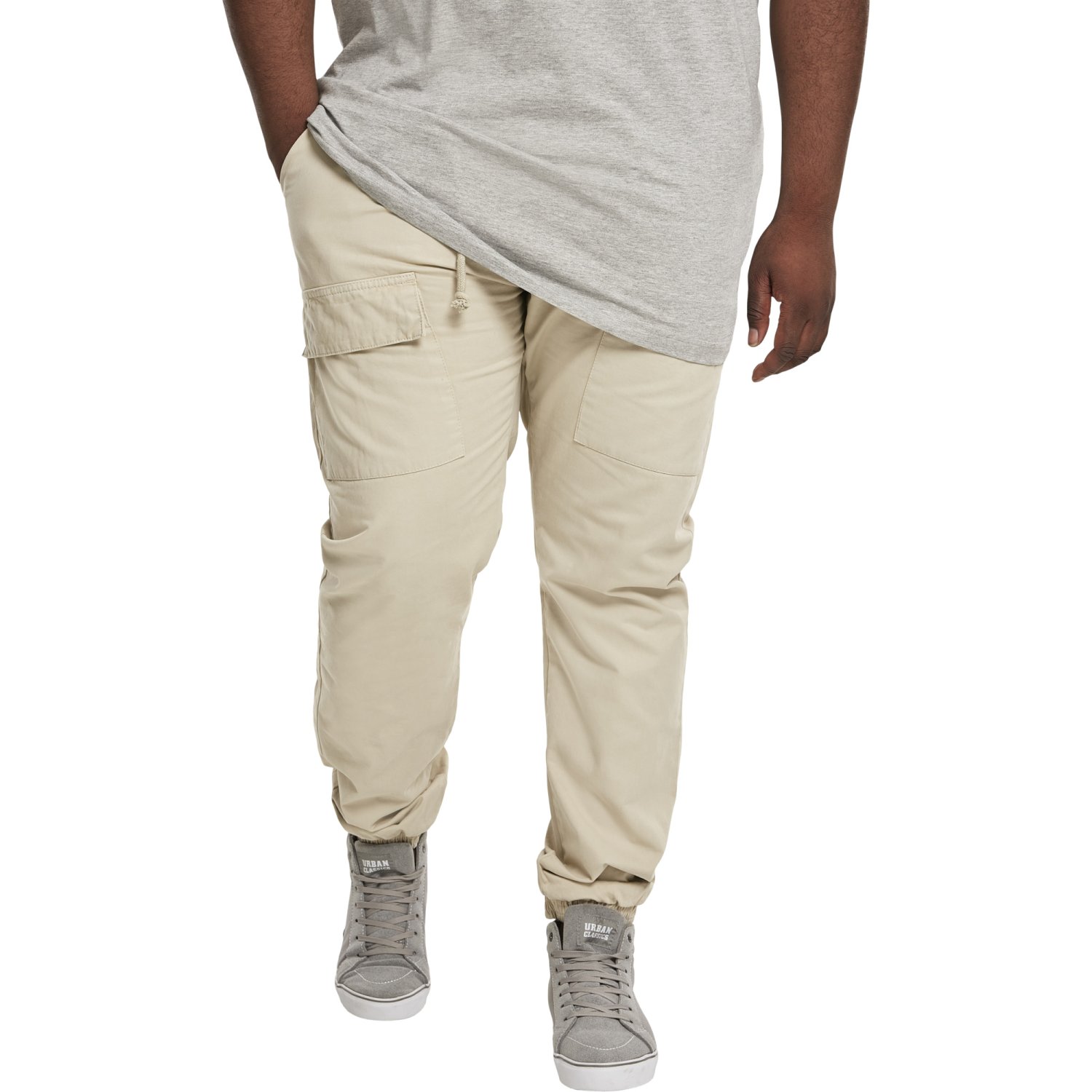 Urban Classics - Front Pocket Cargo Jogging Pants beige