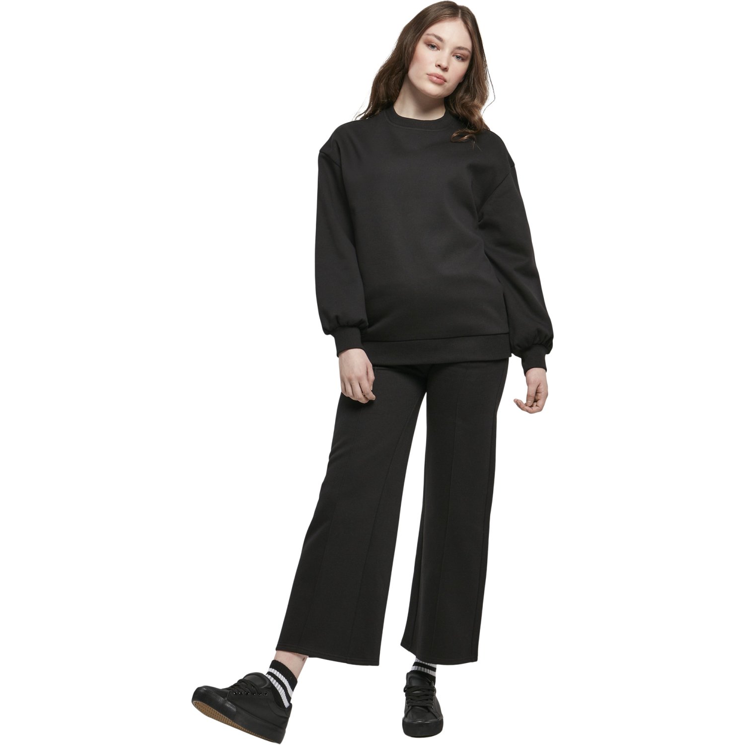 Urban Classics Ladies - ORGANIC Oversized Pullover noir